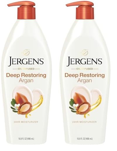 Foto 1 | Hidratante Jergens Deep Restoring, Aceite De Argán, 500 Ml (paquete De 2) - Venta Internacional.