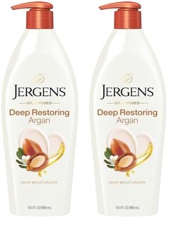 Foto 1 | Hidratante Jergens Deep Restoring, Aceite De Argán, 500 Ml (paquete De 2) - Venta Internacional.