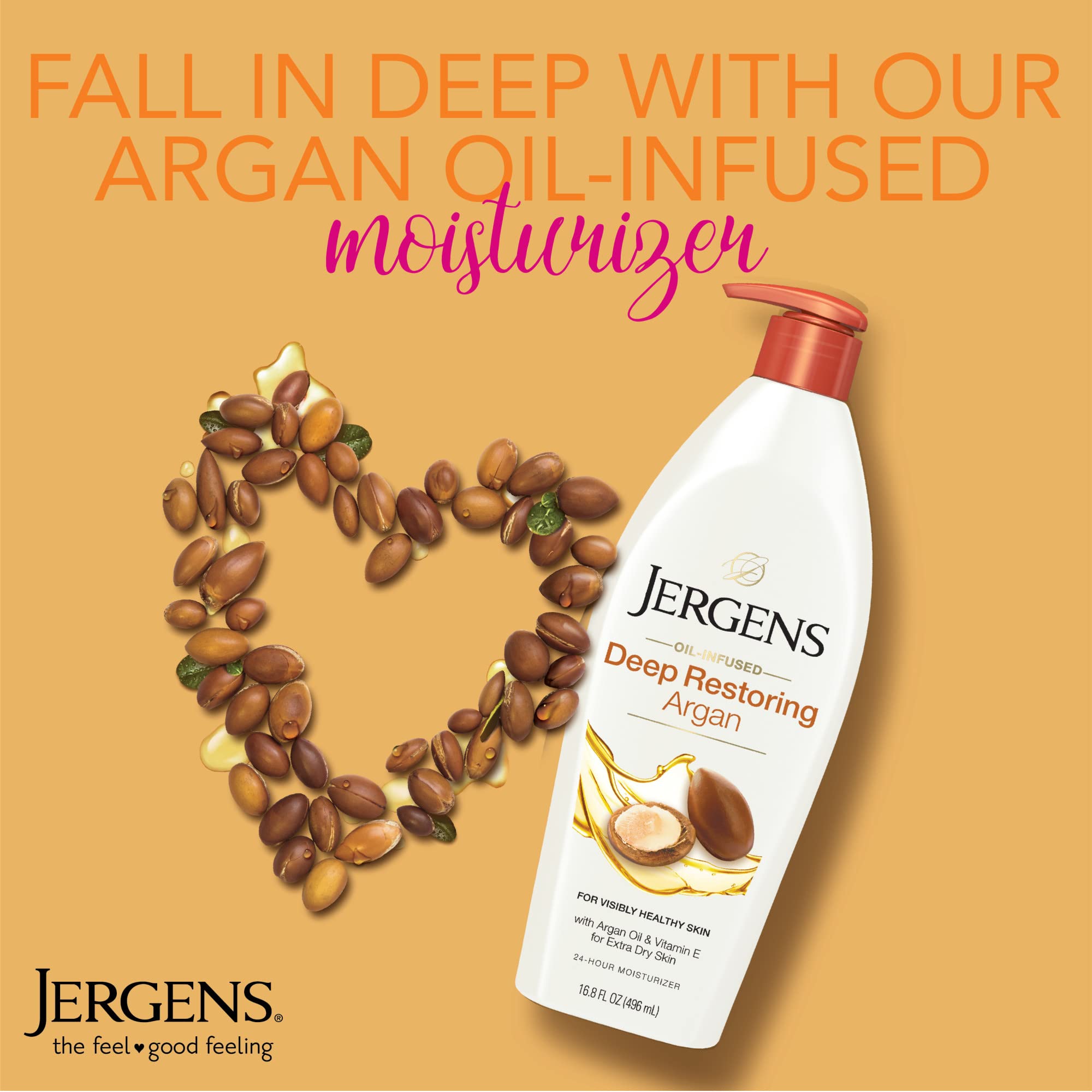 Foto 4 pulgar | Hidratante Jergens Deep Restoring, Aceite De Argán, 500 Ml (paquete De 2) - Venta Internacional.
