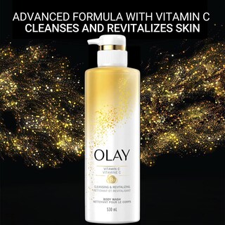 Foto 4 | Gel De Baño Olay Limpiador Y Revitalizante Con Vitamina C 600 Ml X4 - Venta Internacional.