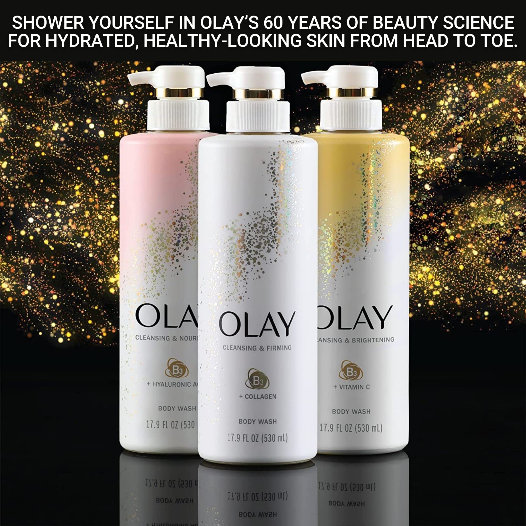 Foto 7 pulgar | Gel De Baño Olay Limpiador Y Revitalizante Con Vitamina C 600 Ml X4 - Venta Internacional.