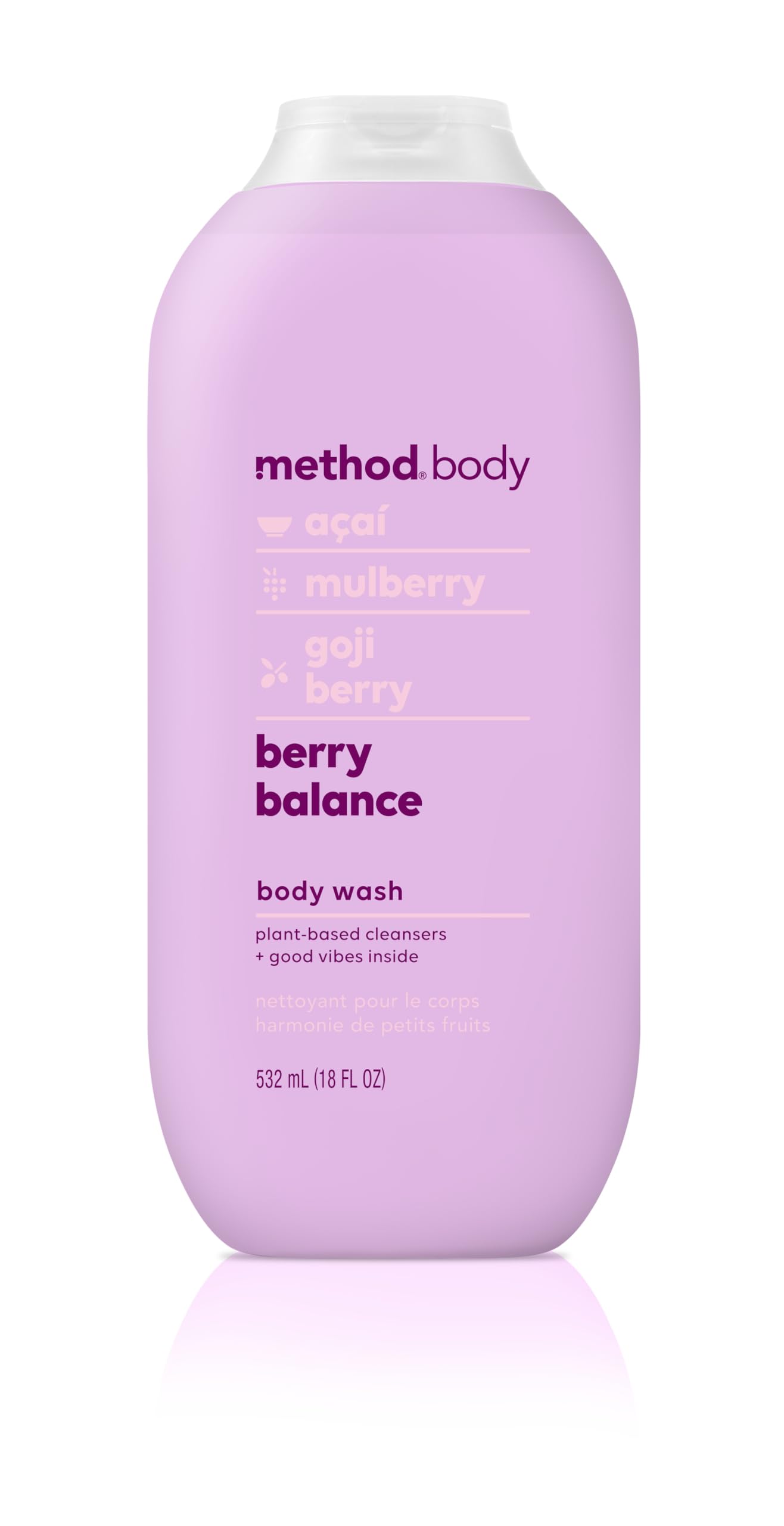 Foto 2 pulgar | Gel de Baño Method Berry Balance 532 ml- Venta Internacional