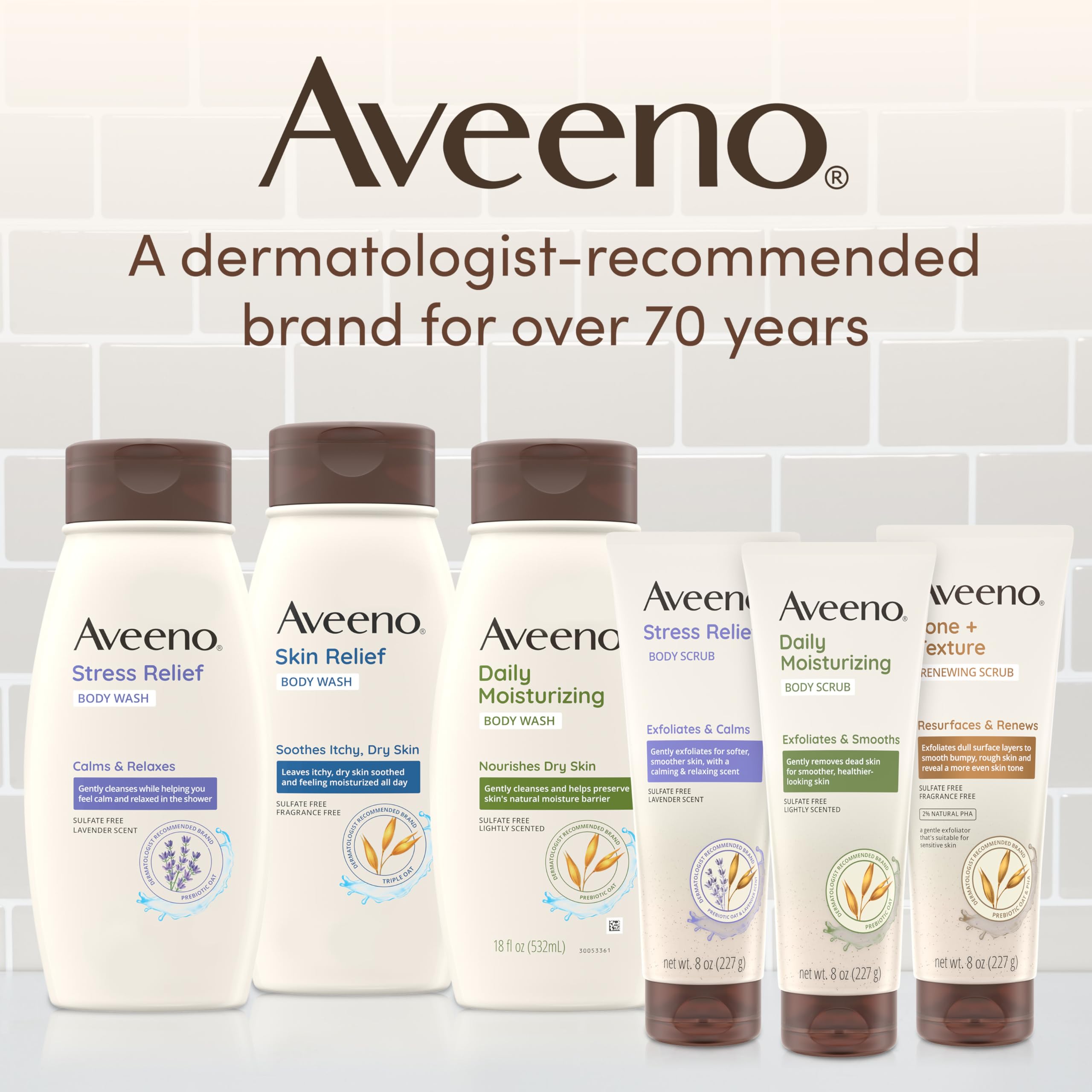 Foto 6 pulgar | Gel De Baño Aveeno, Hidratante Diario, 532 Ml, Piel Seca Y Sensible - Venta Internacional.
