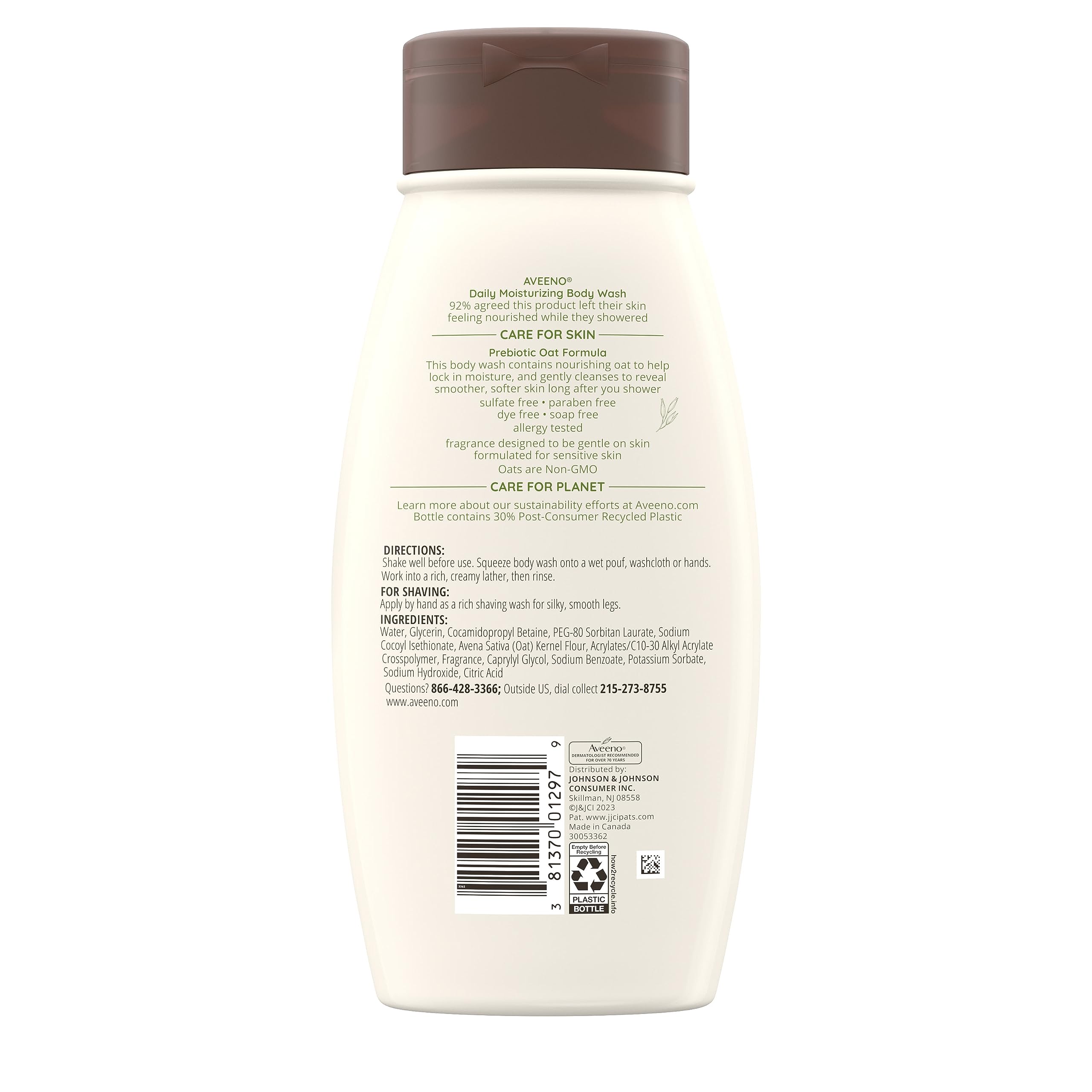 Foto 8 pulgar | Gel De Baño Aveeno, Hidratante Diario, 532 Ml, Piel Seca Y Sensible - Venta Internacional.