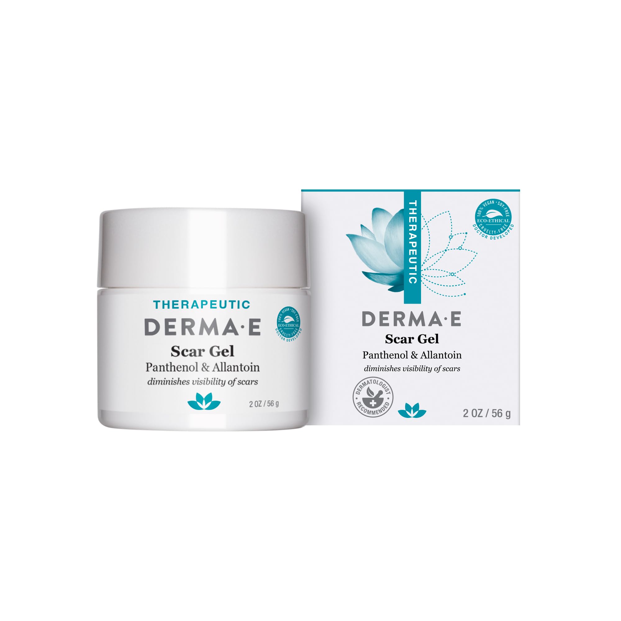 Gel De Tratamiento De Cicatrices Derma E Para Rostro, 60 Ml, Con Pantenol Y Alantoína - Venta Internacional.