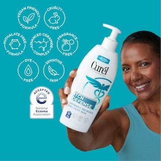 Foto 4 | Loción Corporal Curel Itch Defense Calming 600 Ml Con Ceramida - Venta Internacional.