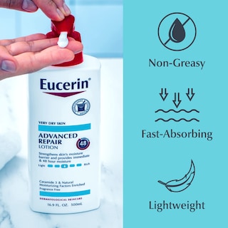 Foto 2 | Set Para El Cuidado De La Piel Eucerin Advanced Repair Body Lotion 500 Ml X2 - Venta Internacional.