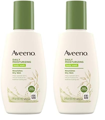 Foto 1 | Gel De Baño Aveeno, Hidratante Diario, 60 Ml (paquete De 2) - Venta Internacional.