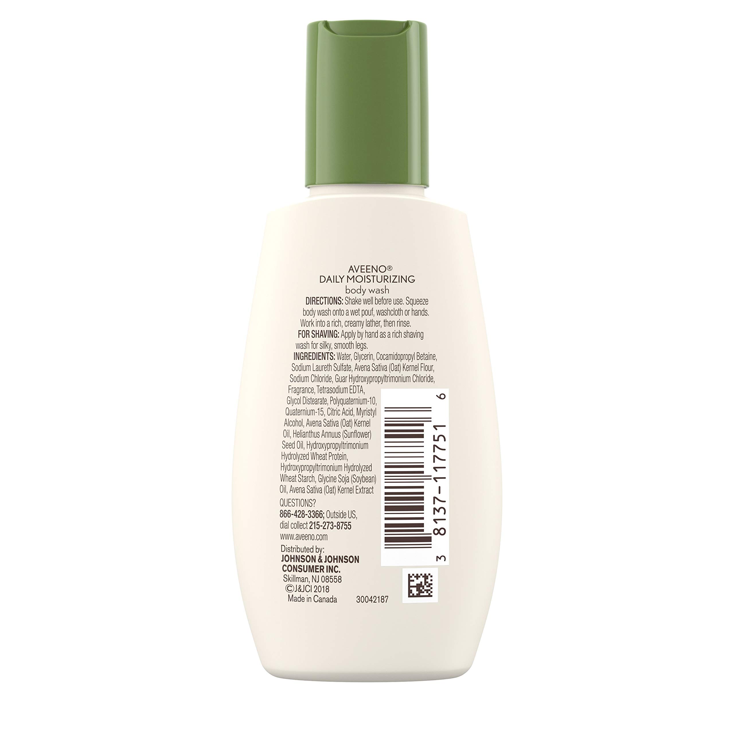 Foto 3 pulgar | Gel De Baño Aveeno, Hidratante Diario, 60 Ml (paquete De 2) - Venta Internacional.