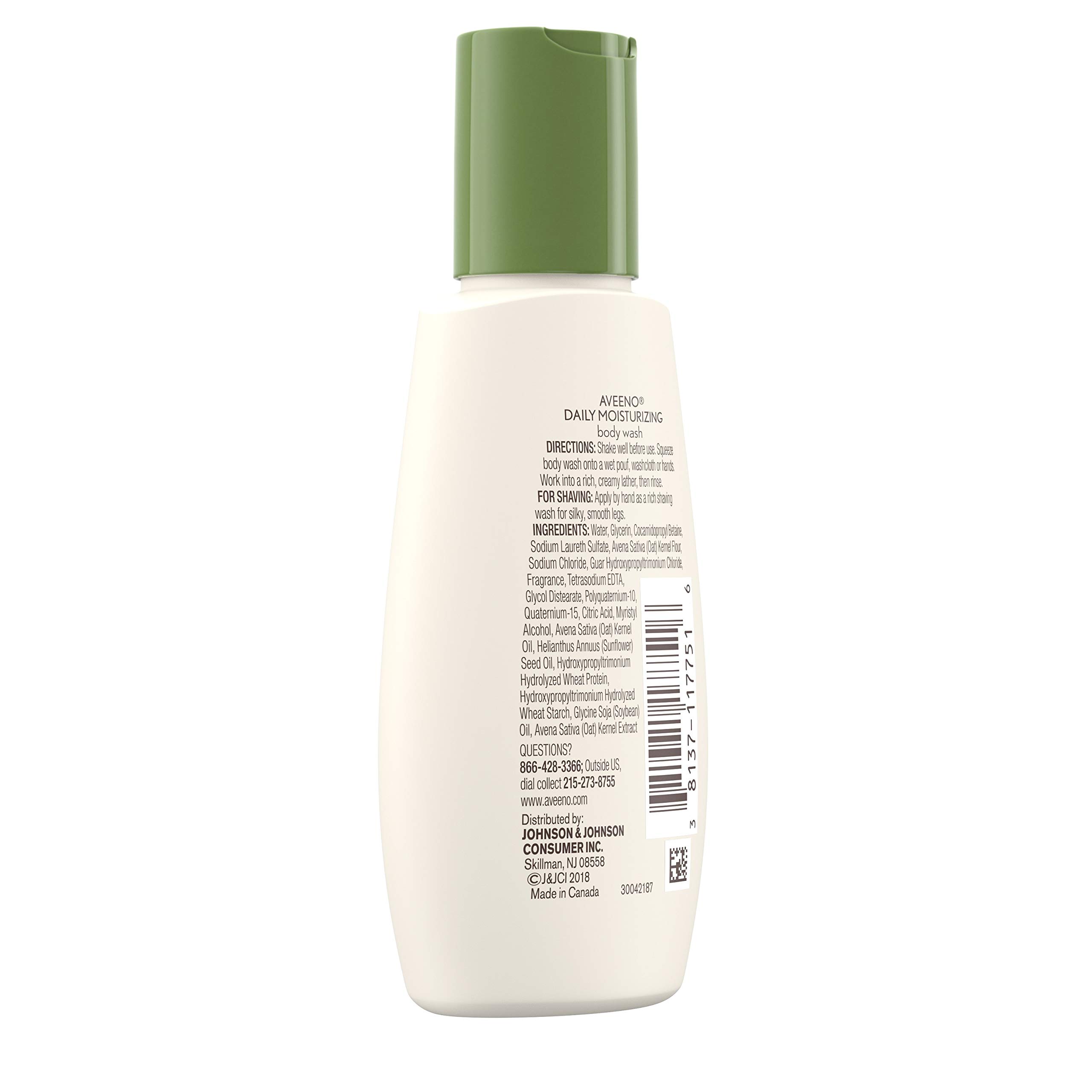 Foto 6 | Gel De Baño Aveeno, Hidratante Diario, 60 Ml (paquete De 2) - Venta Internacional.