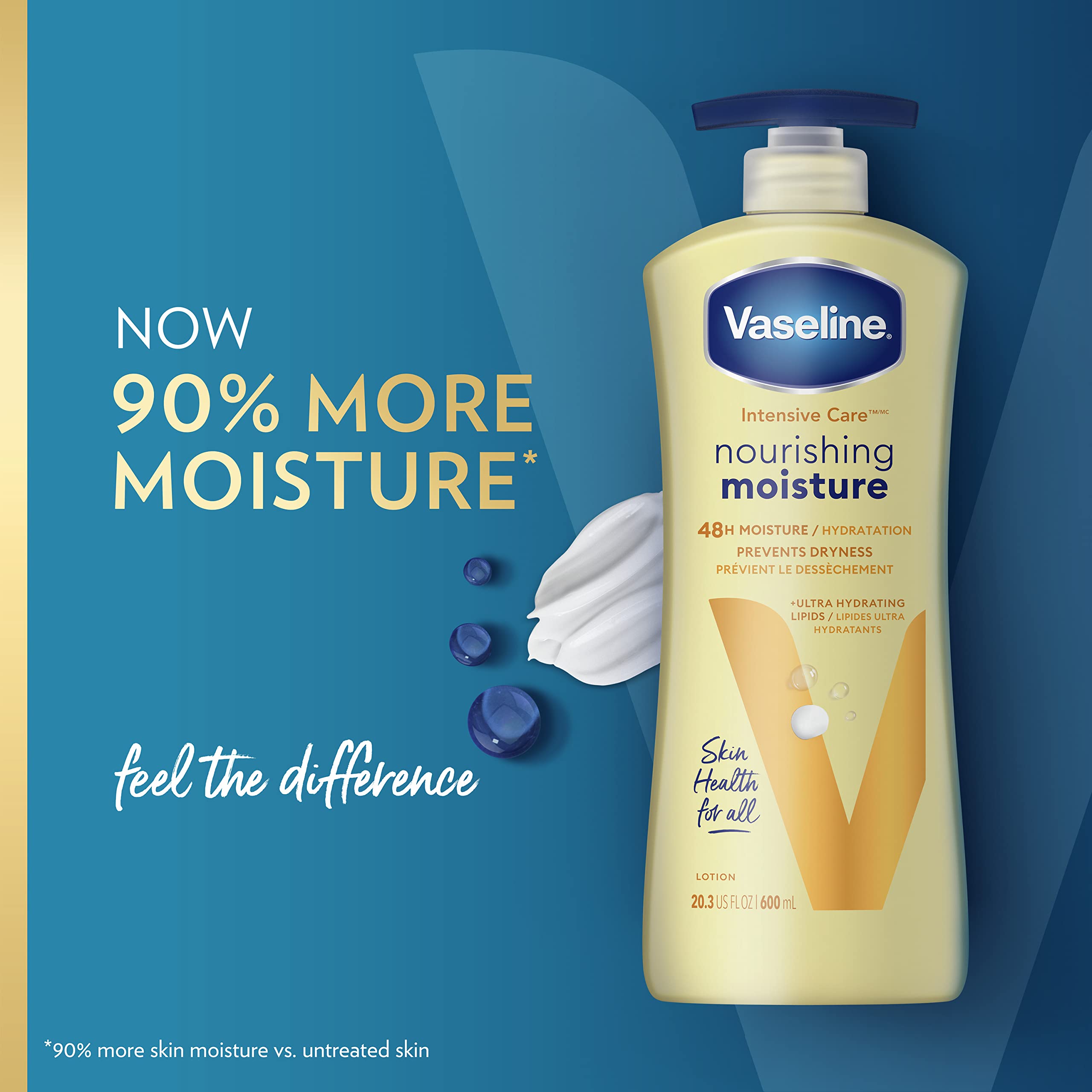 Foto 4 pulgar | Loción Corporal Vaseline Intensive Care, Hidratante Y Nutritiva, 600 Ml X4 - Venta Internacional.