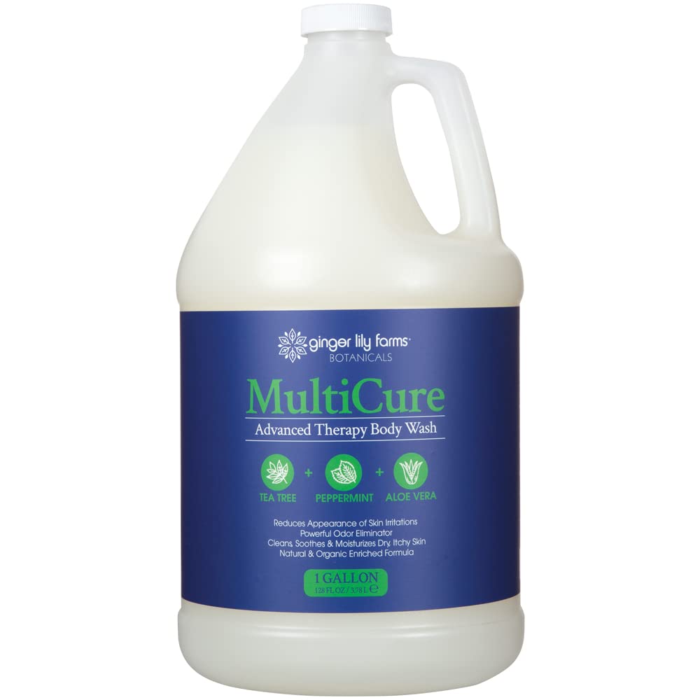 Gel De Baño Ginger Lily Farms Multicure 3,8 L Con Aceite De Árbol De Té - Venta Internacional.