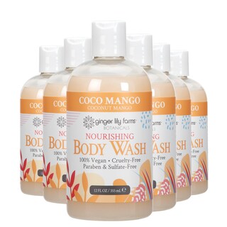 Foto 1 | Gel De Baño Ginger Lily Farms Botanicals Coco Mango 360 Ml X6 - Venta Internacional.