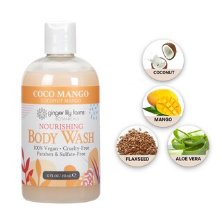 Foto 6 | Gel De Baño Ginger Lily Farms Botanicals Coco Mango 360 Ml X6 - Venta Internacional.