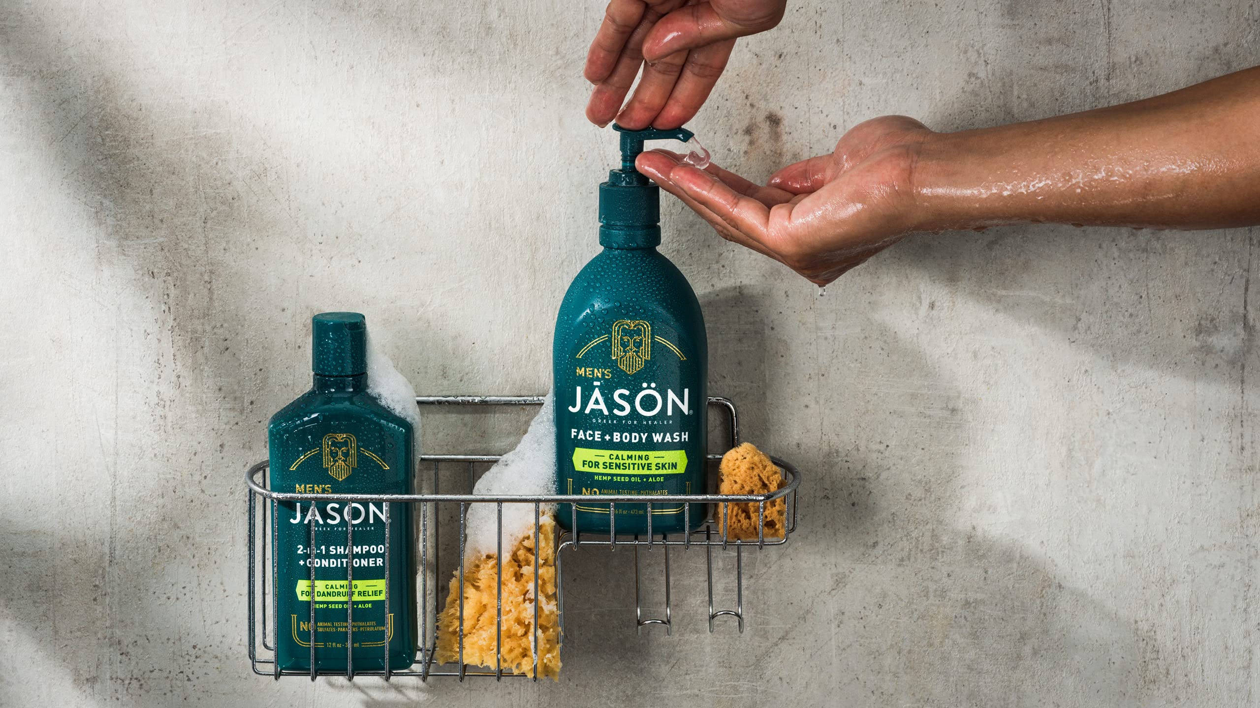 Foto 4 pulgar | Jabón Corporal y Facial Jason Calming 2 en 1 para Hombre 473 ml - Venta Internacional