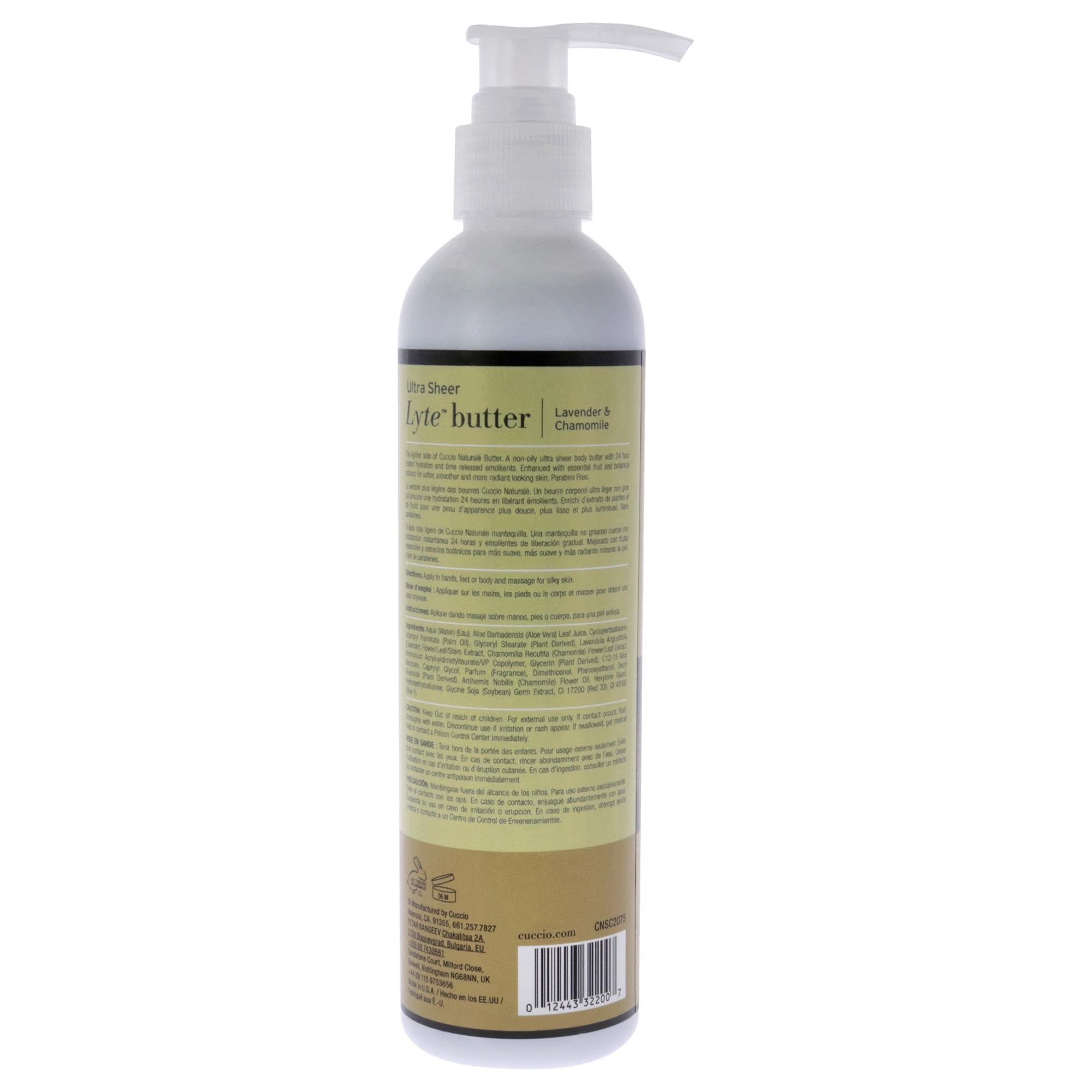 Foto 3 pulgar | Manteca Corporal Cuccio Naturale Lyte Ultra-sheer 240 Ml Lavanda - Venta Internacional.