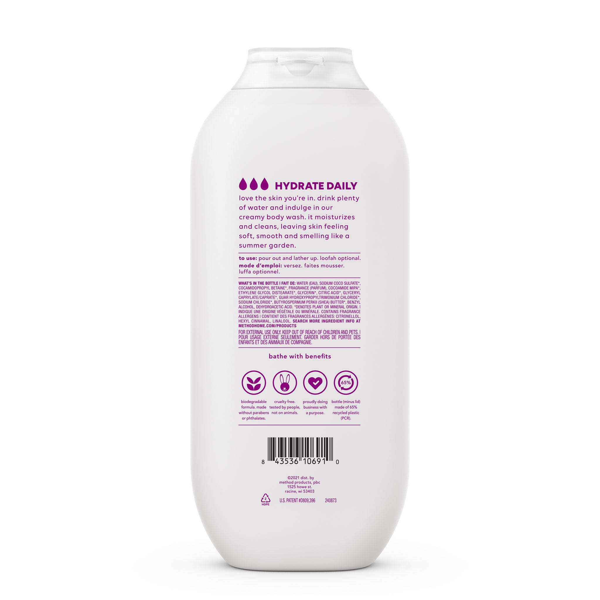 Foto 2 | Método De Lavado Corporal Magnolia, Sin Parabenos Y Ftalatos, 540 Ml X6 - Venta Internacional.