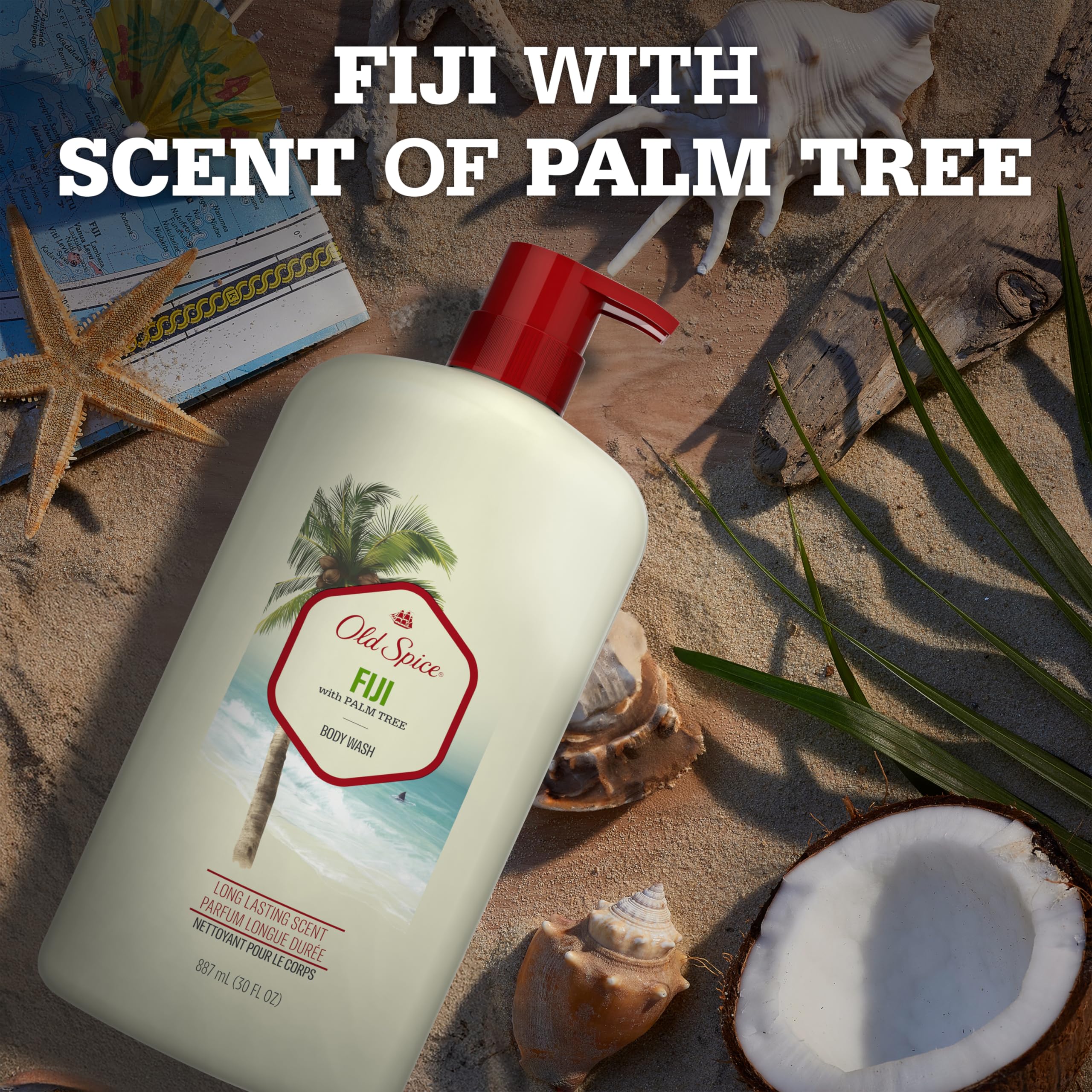 Foto 7 pulgar | Gel De Baño Old Spice Fresher Fiji Para Hombre, 900 Ml (paquete De 4) - Venta Internacional.