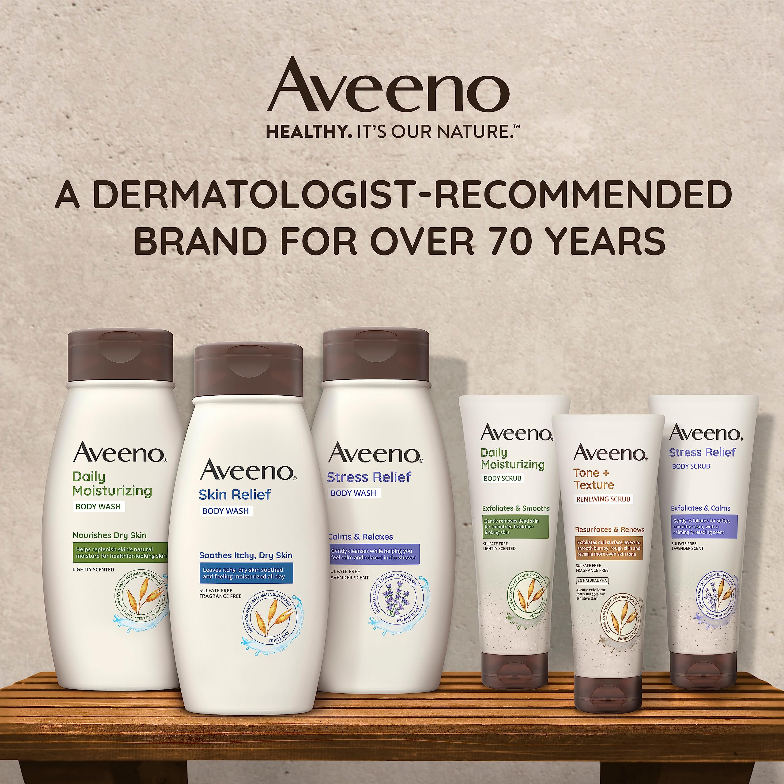 Foto 7 pulgar | Exfoliante Corporal Aveeno Stress Relief 240 ml - Venta Internacional
