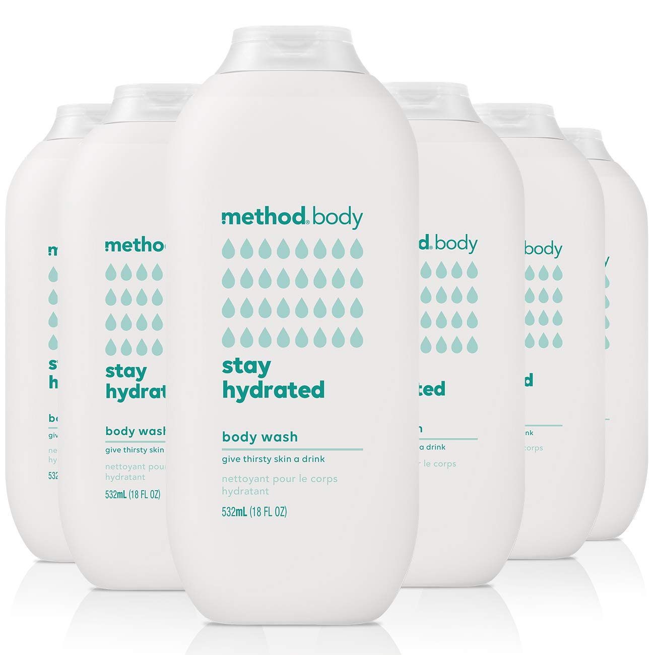 Foto 2 pulgar | Body Wash Method Stay Hydrated, 532 Ml (paquete De 6) - Venta Internacional.