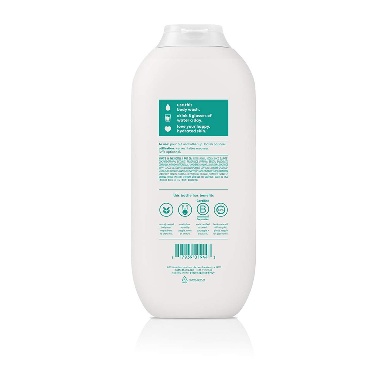 Foto 3 pulgar | Body Wash Method Stay Hydrated, 532 Ml (paquete De 6) - Venta Internacional.