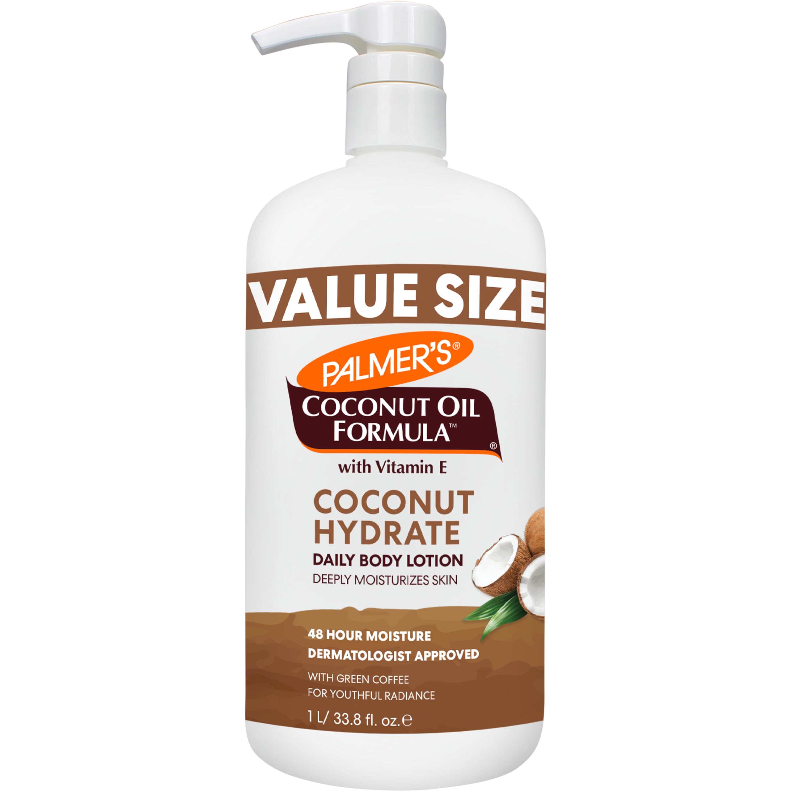 Loción Corporal Palmer's Con Aceite De Coco Para Piel Seca, 1 Litro, Con Café Verde - Venta Internacional.
