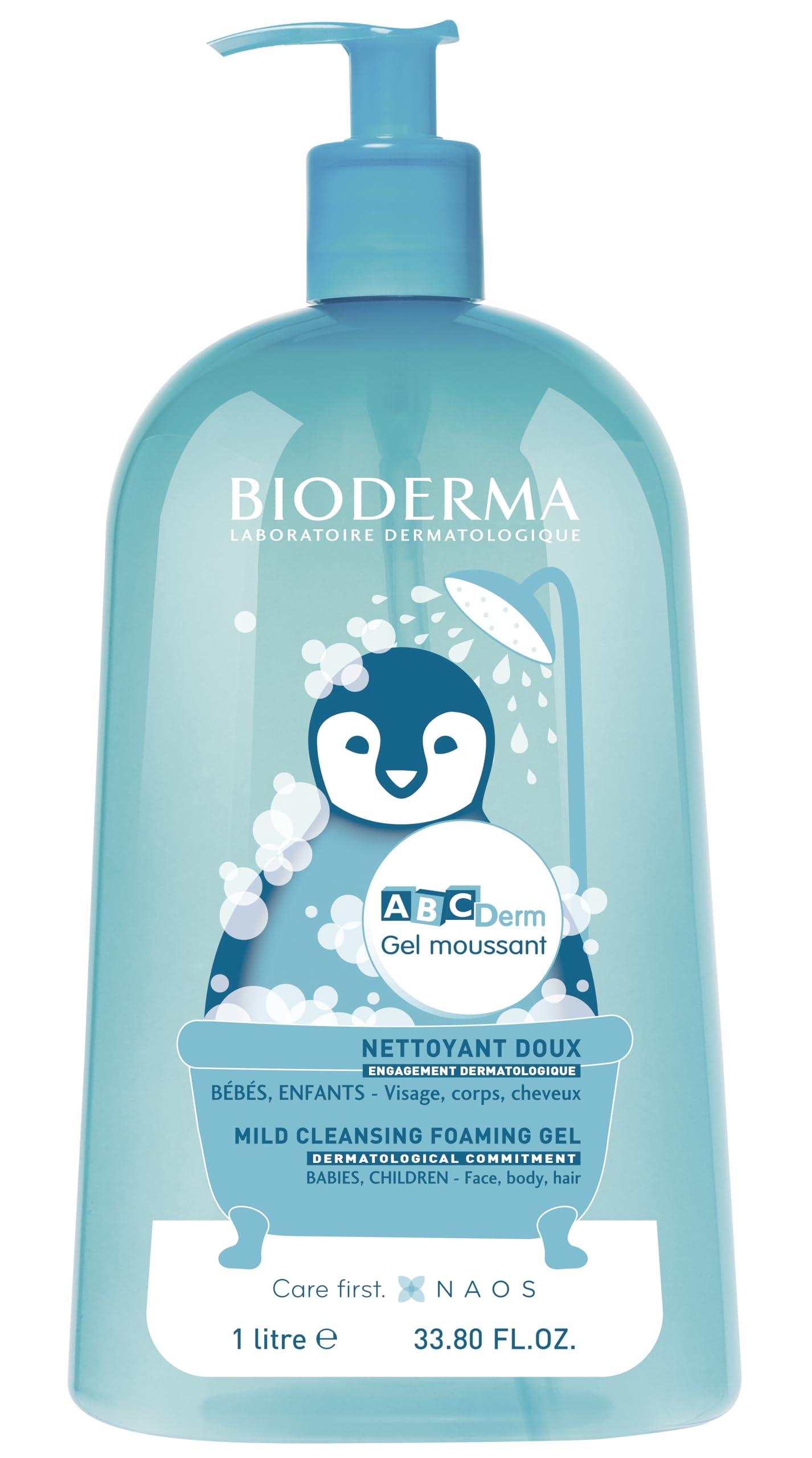 Foto 2 pulgar | Gel Espumoso Bioderma Abcderm Para Bebés Y Niños - Venta Internacional.