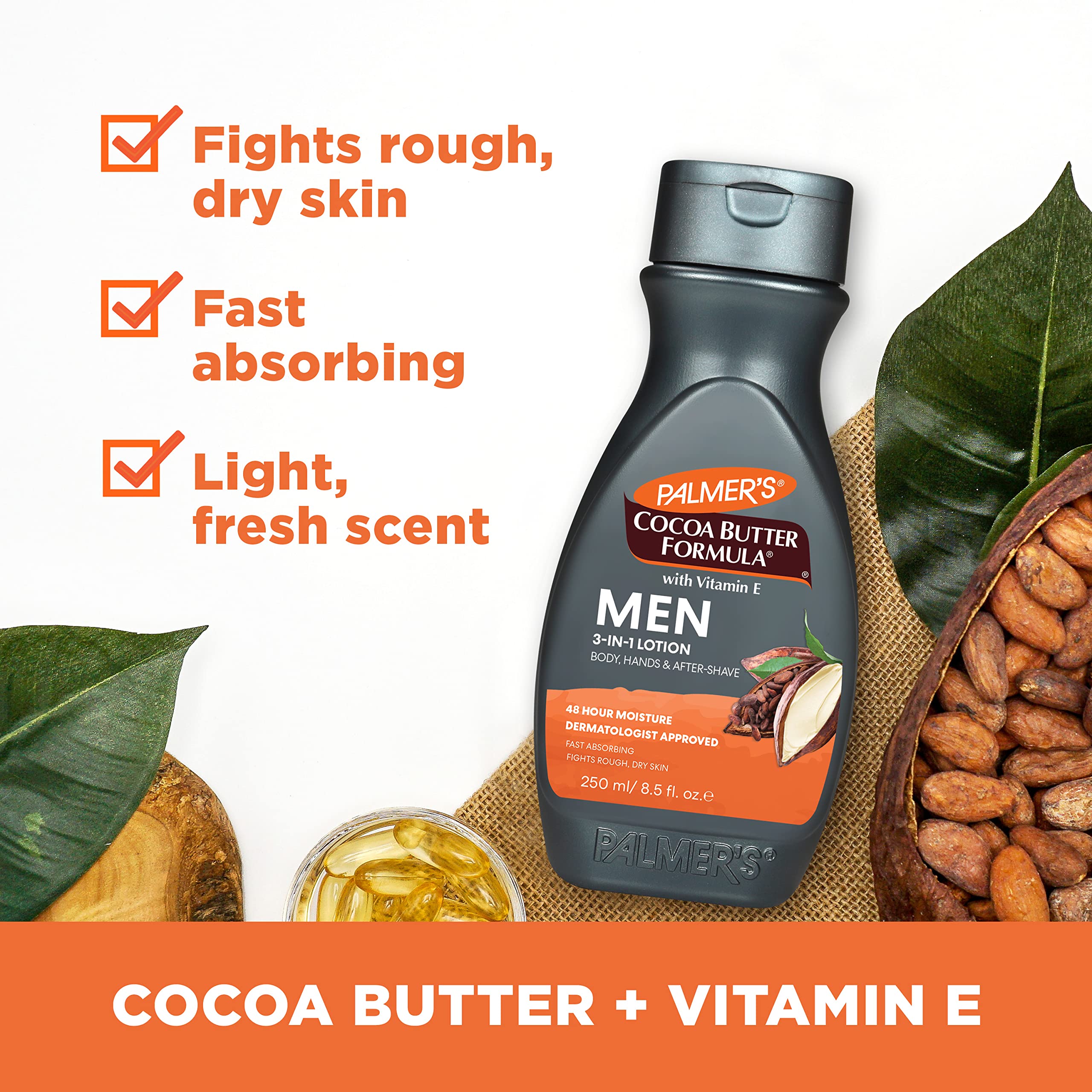Foto 4 pulgar | Loción Palmer's Cocoa Butter Formula Para Hombre, 250 Ml - Venta Internacional.