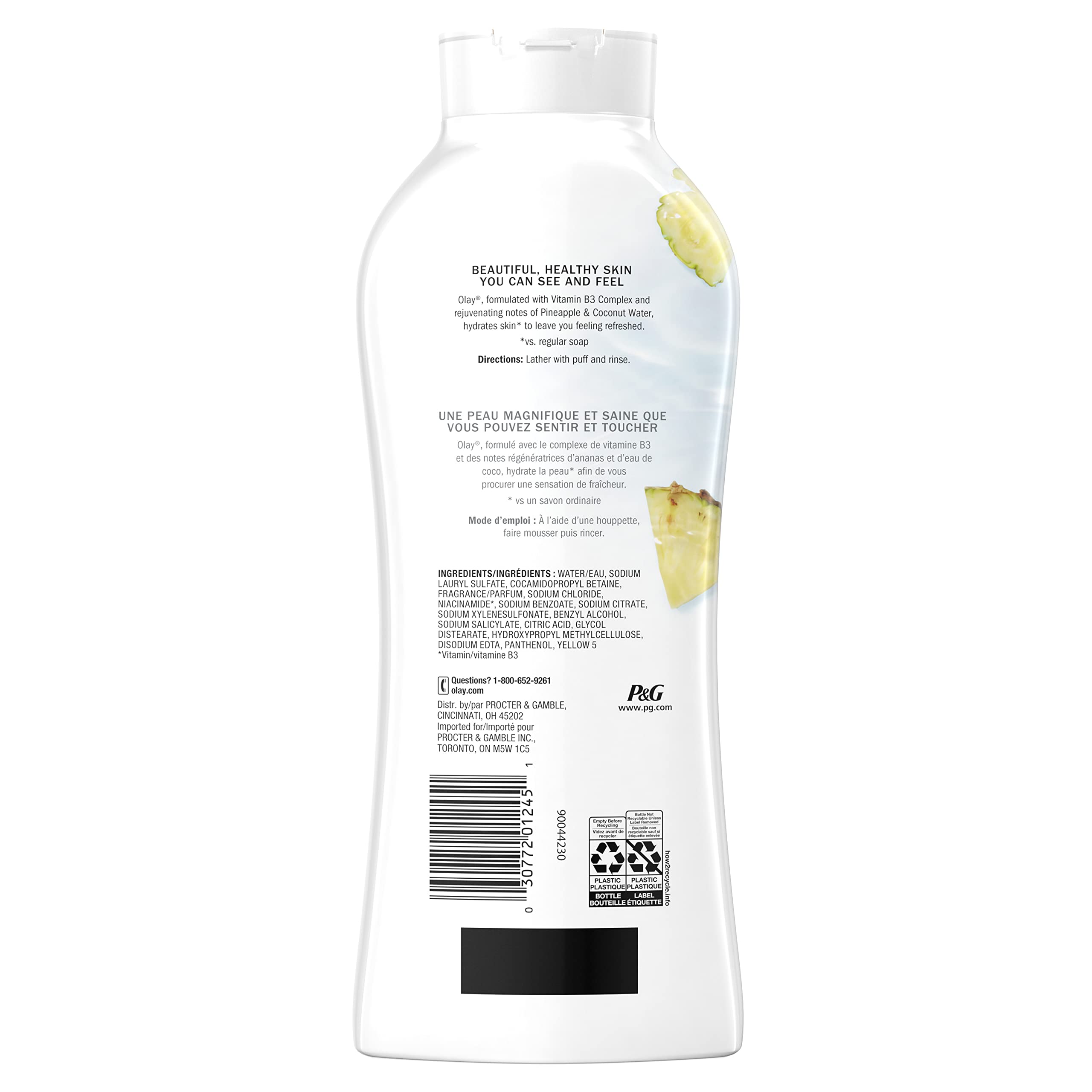 Foto 3 pulgar | Gel De Baño Olay Fresh Outlast, Rejuvenecedor, Piña Y Coco, 650 Ml X 4 - Venta Internacional.
