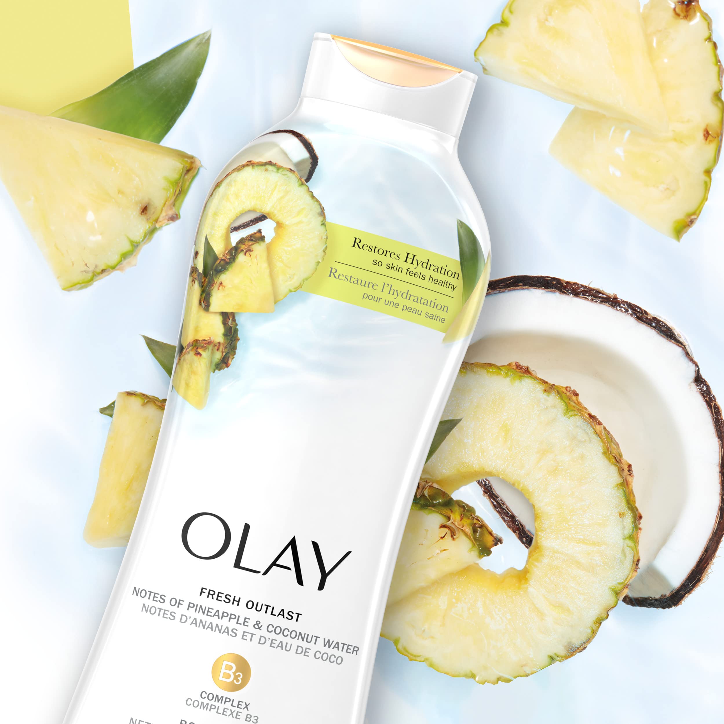 Foto 7 pulgar | Gel De Baño Olay Fresh Outlast, Rejuvenecedor, Piña Y Coco, 650 Ml X 4 - Venta Internacional.