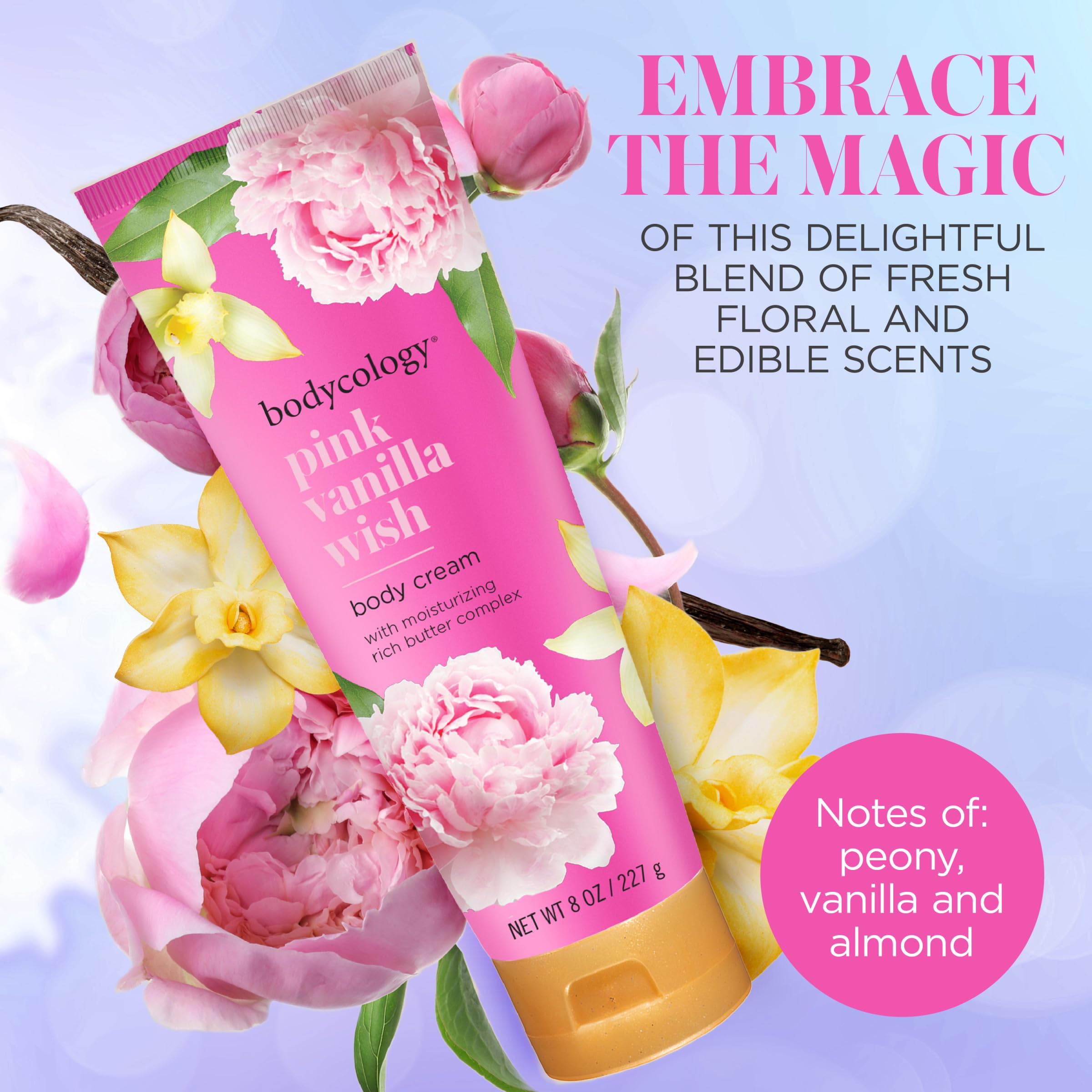 Foto 3 pulgar | Crema Corporal Bodycology Manteca De Karité Rosa Vainilla Wish 240 Ml - Venta Internacional.