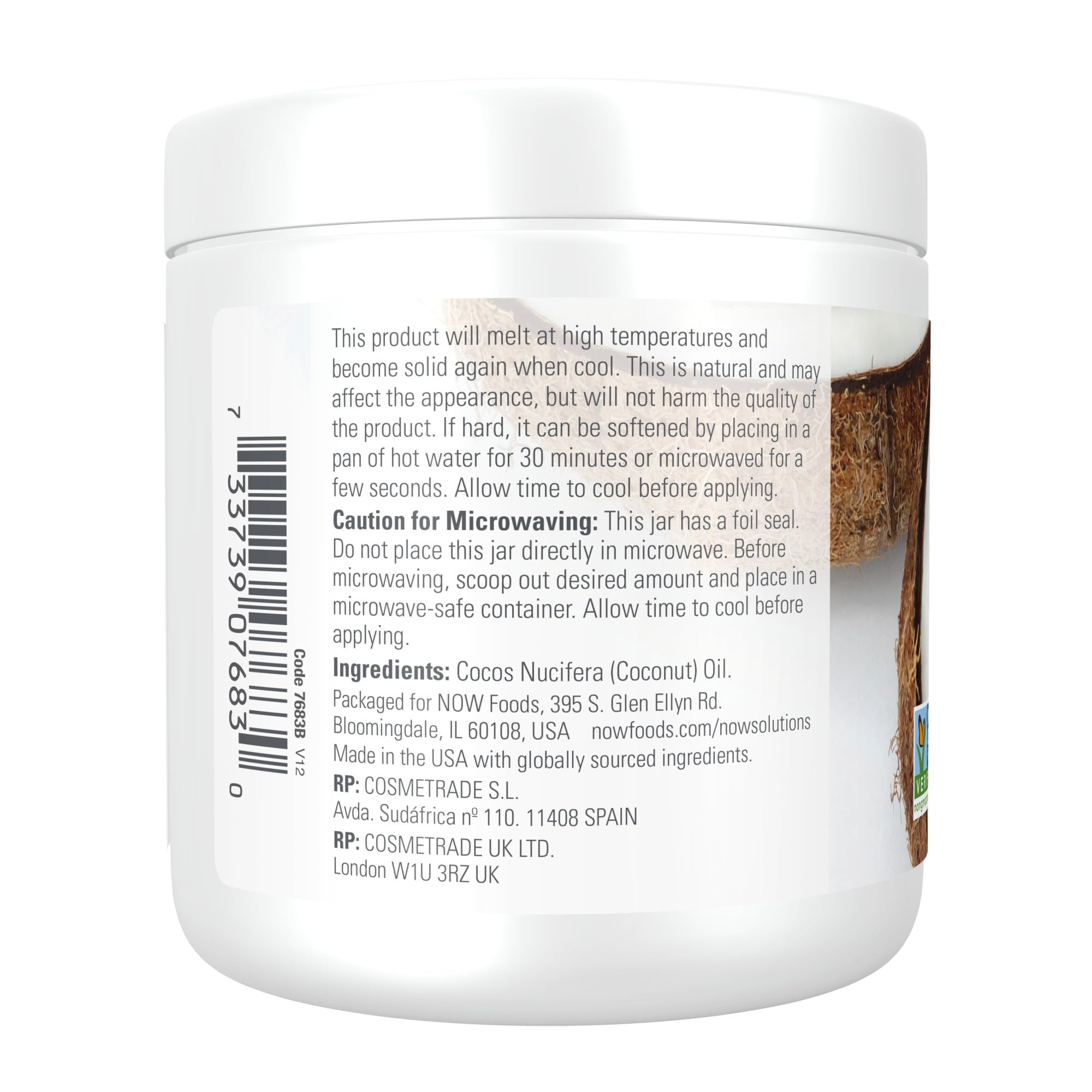 Foto 4 pulgar | Aceite De Coco Now Solutions Revitaliza La Piel Y El Cabello, 200 Ml - Venta Internacional.