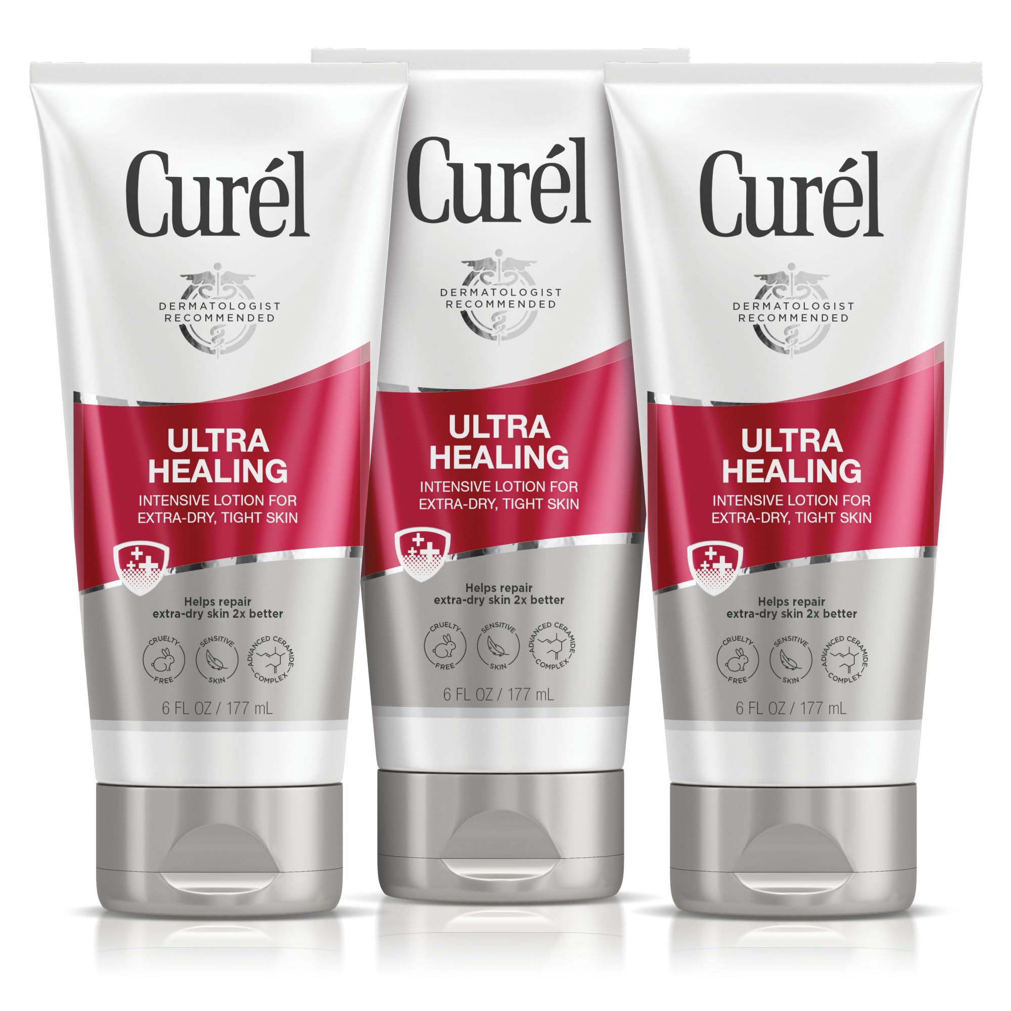 Loción Curel Ultra Healing Intensive Sin Fragancia 180 Ml X3 - Venta Internacional.