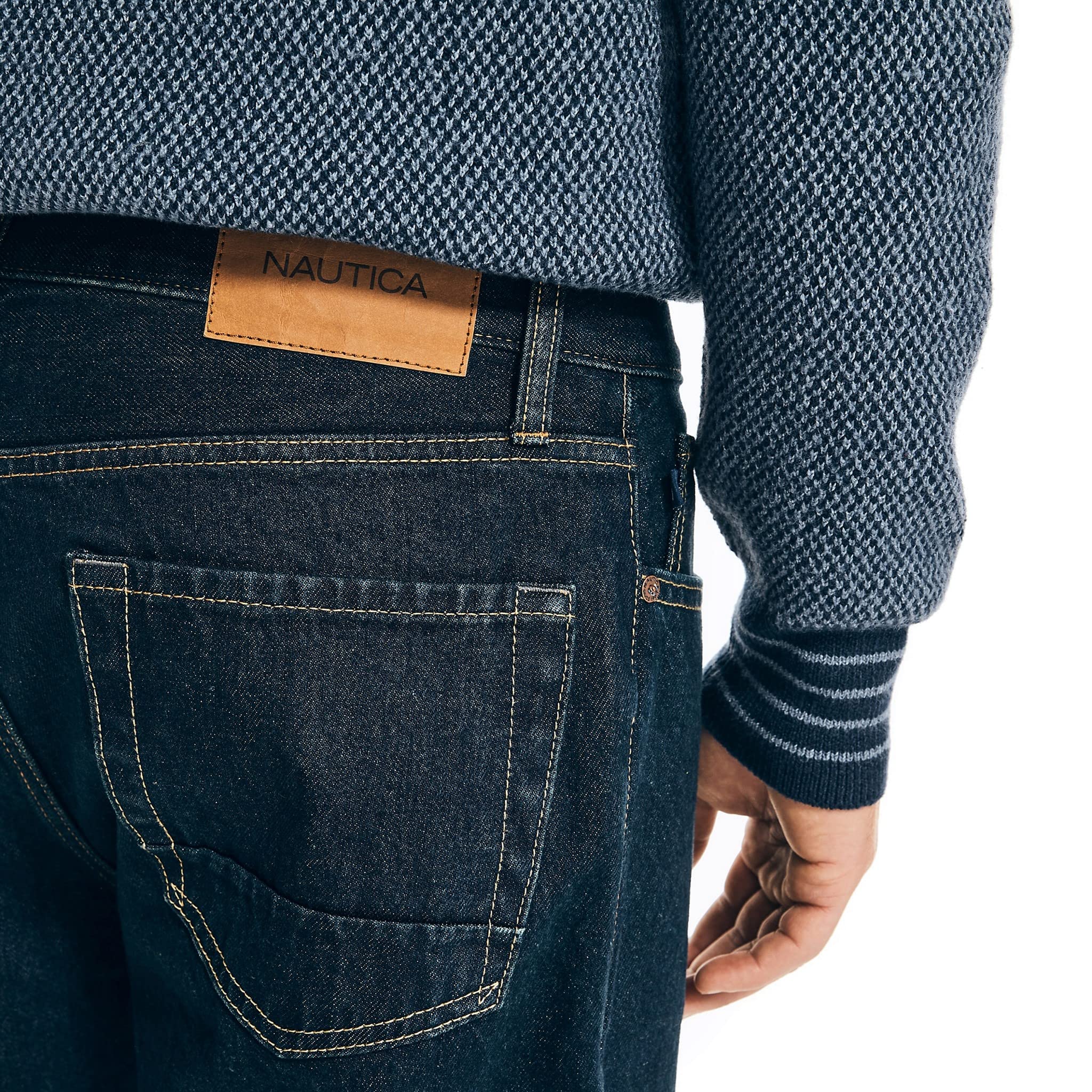 Foto 4 pulgar | Jeans Nautica Authentic Loose Denim Para Hombre Pure Ocean 32 - Venta Internacional.