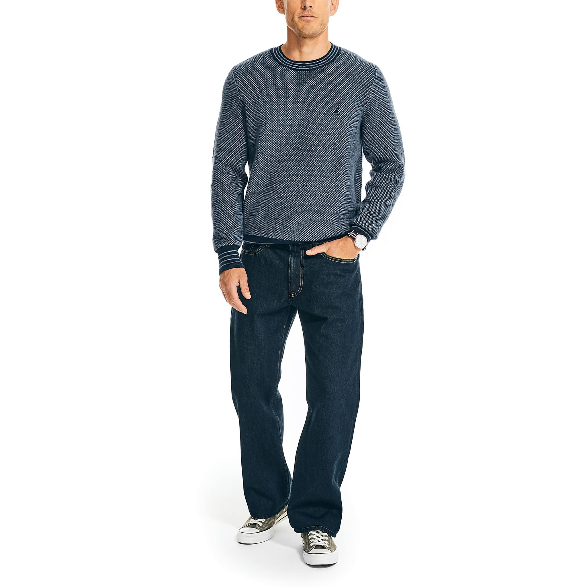 Foto 5 pulgar | Jeans Nautica Authentic Loose Denim Para Hombre Pure Ocean 32 - Venta Internacional.