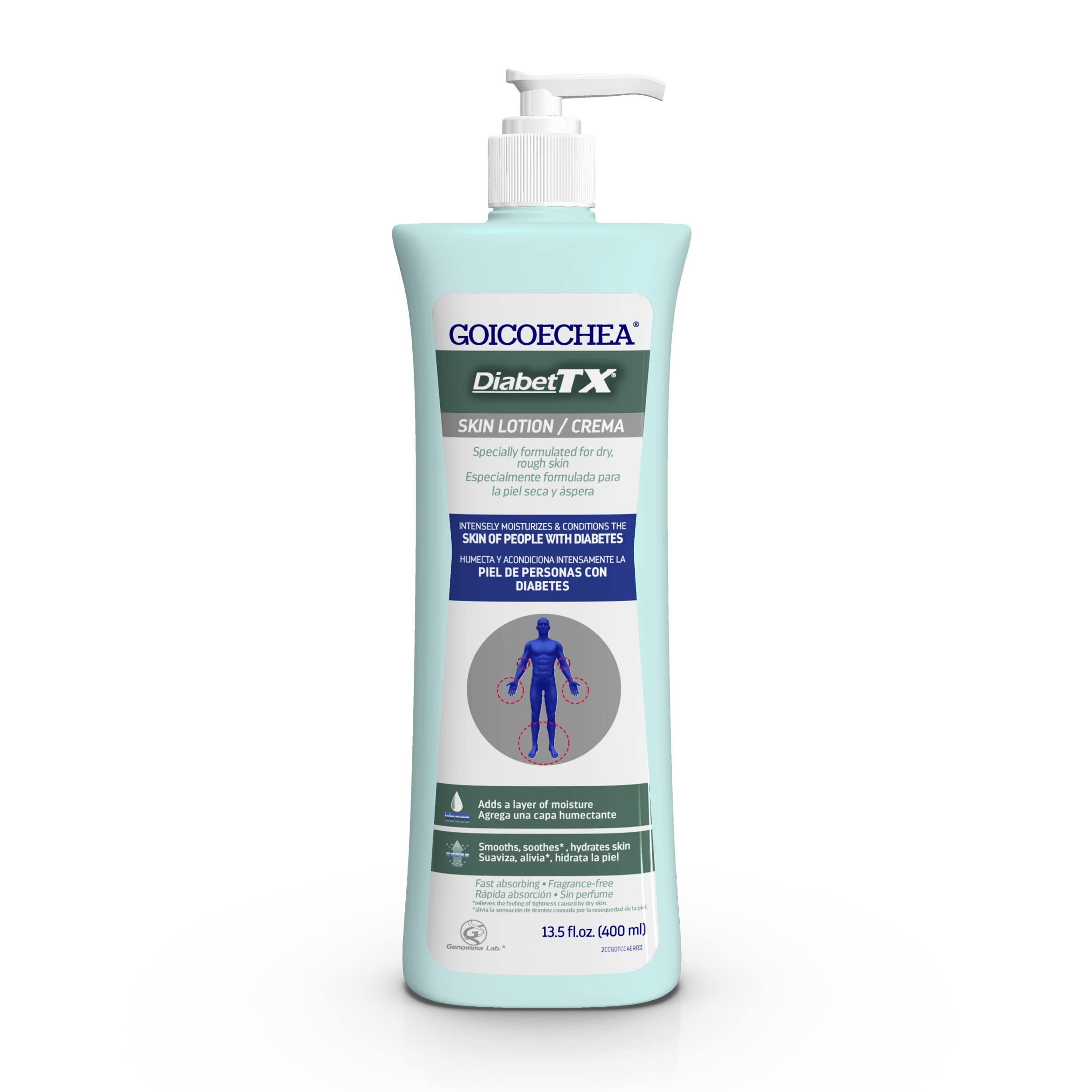 Foto 2 pulgar | Loción Corporal Goicoechea Diabet Tx Sin Fragancia 400 Ml - Venta Internacional.