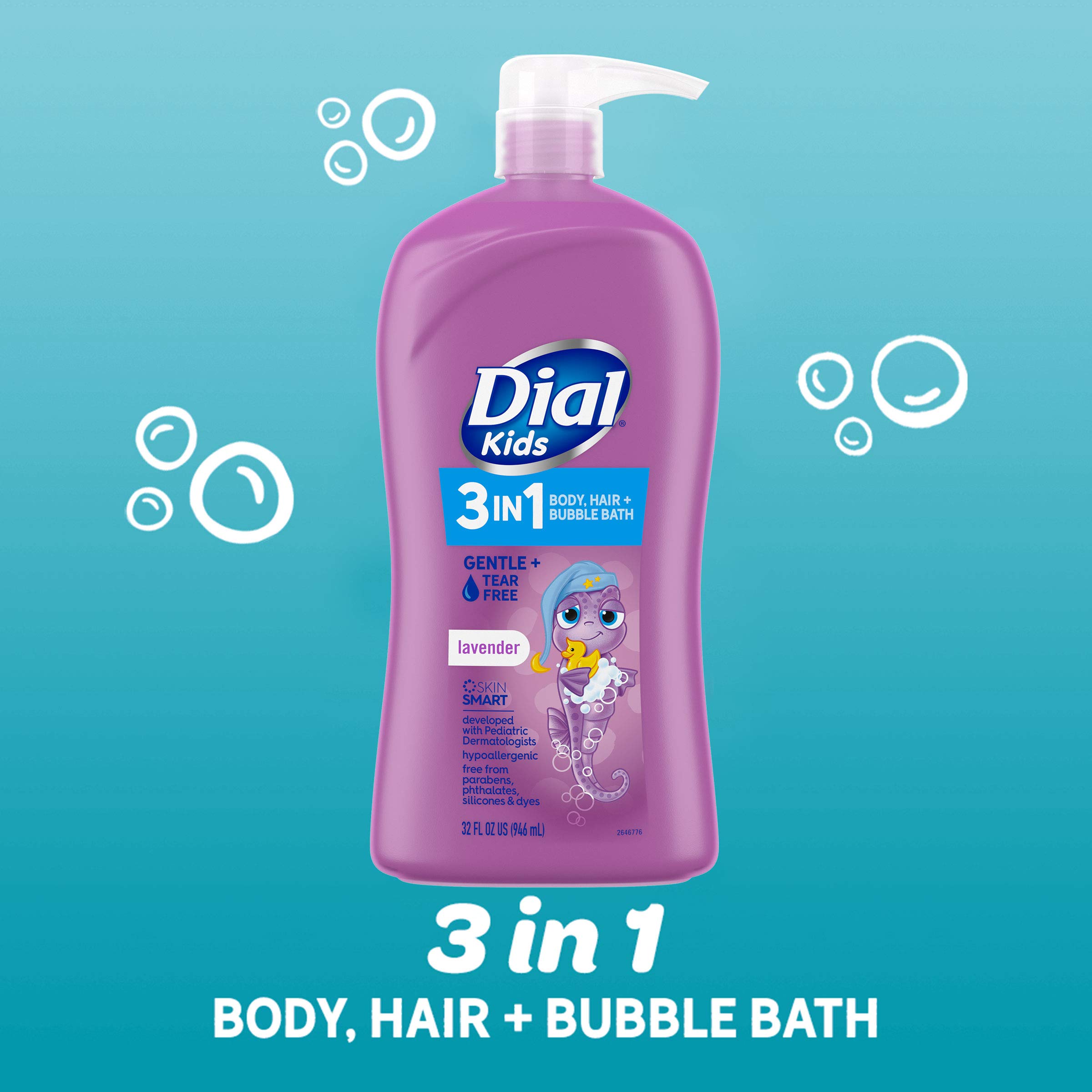 Foto 3 pulgar | Esfera De Baño Para Niños Con Aroma A Lavanda Para Cuerpo, Cabello Y Burbujas, 946 Ml - Venta Internacional.