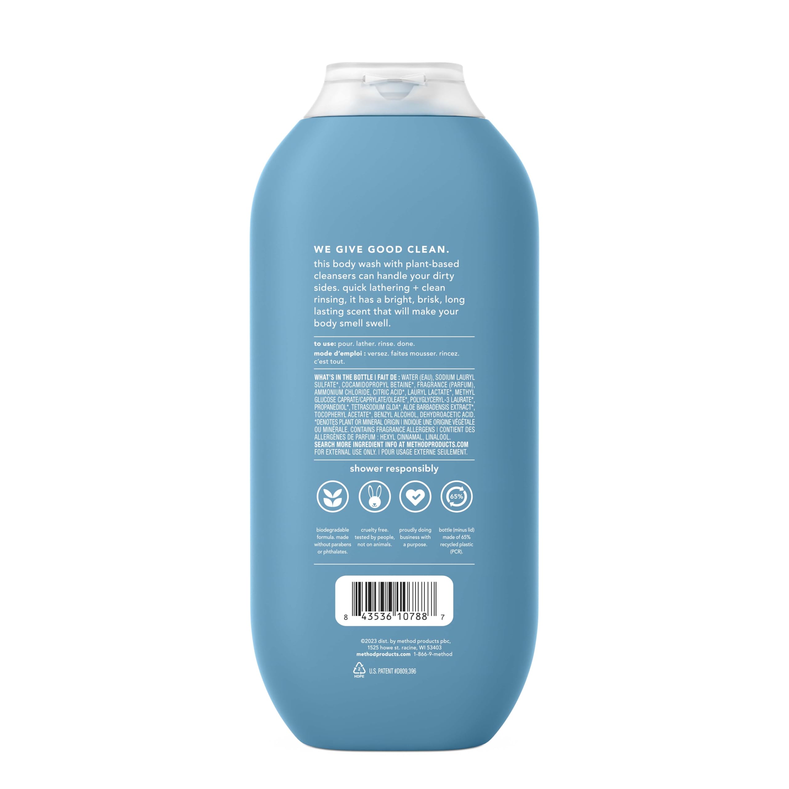 Foto 4 pulgar | Body Wash Method Men Glacier + Granite, 532 Ml (paquete De 6) - Venta Internacional.