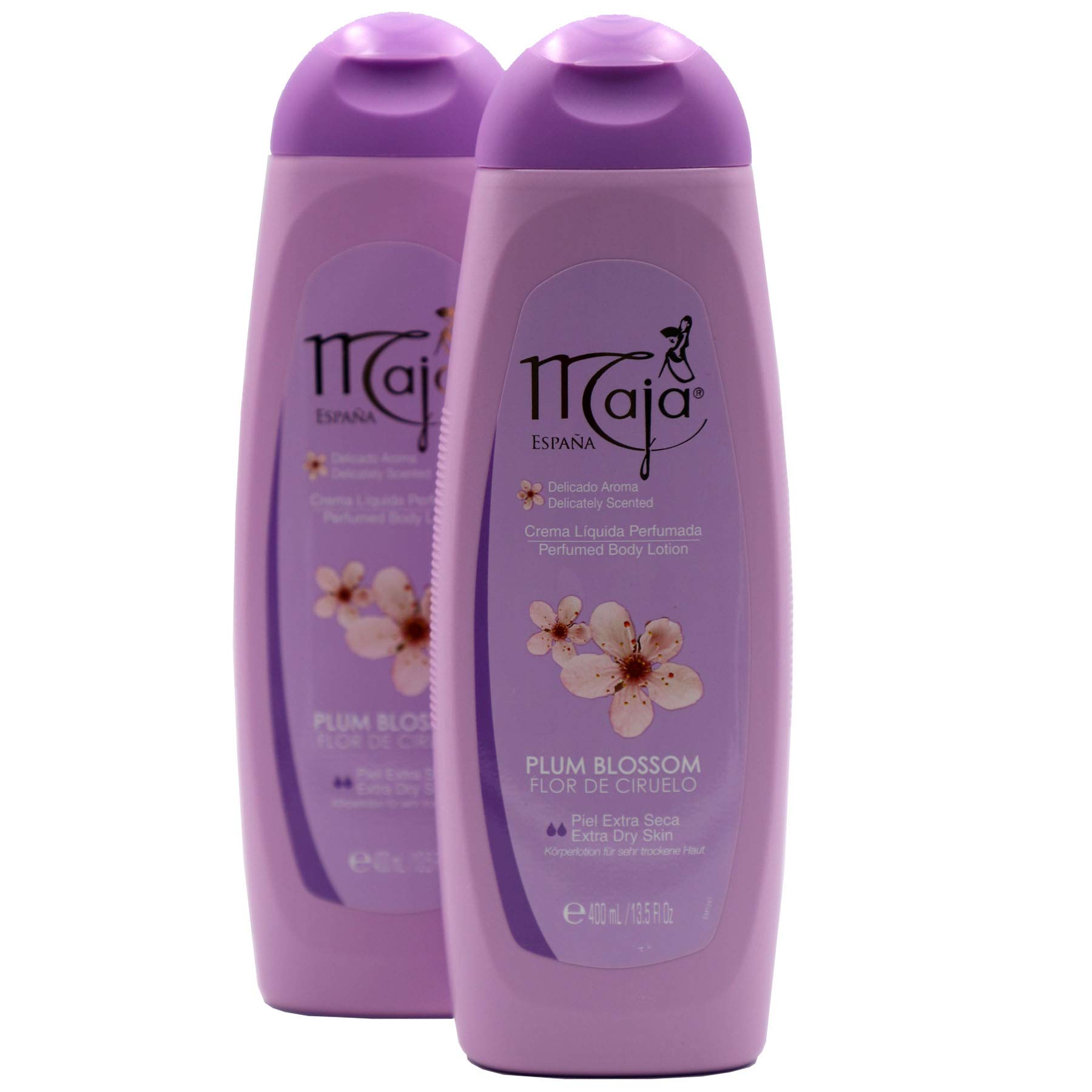 Foto 2 pulgar | Loción Corporal Maja Plum Blossom Con Aceite De Almendras Y Vitamina E 400 Ml - Venta Internacional.