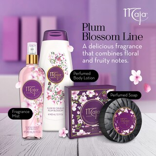 Foto 2 | Loción Corporal Maja Plum Blossom Con Aceite De Almendras Y Vitamina E 400 Ml - Venta Internacional.