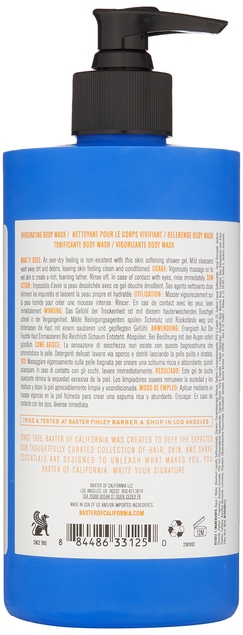 Foto 3 pulgar | Gel De Baño Baxter Of California, Revitalizante, Cítricos, 473 Ml, Para Hombres - Venta Internacional.