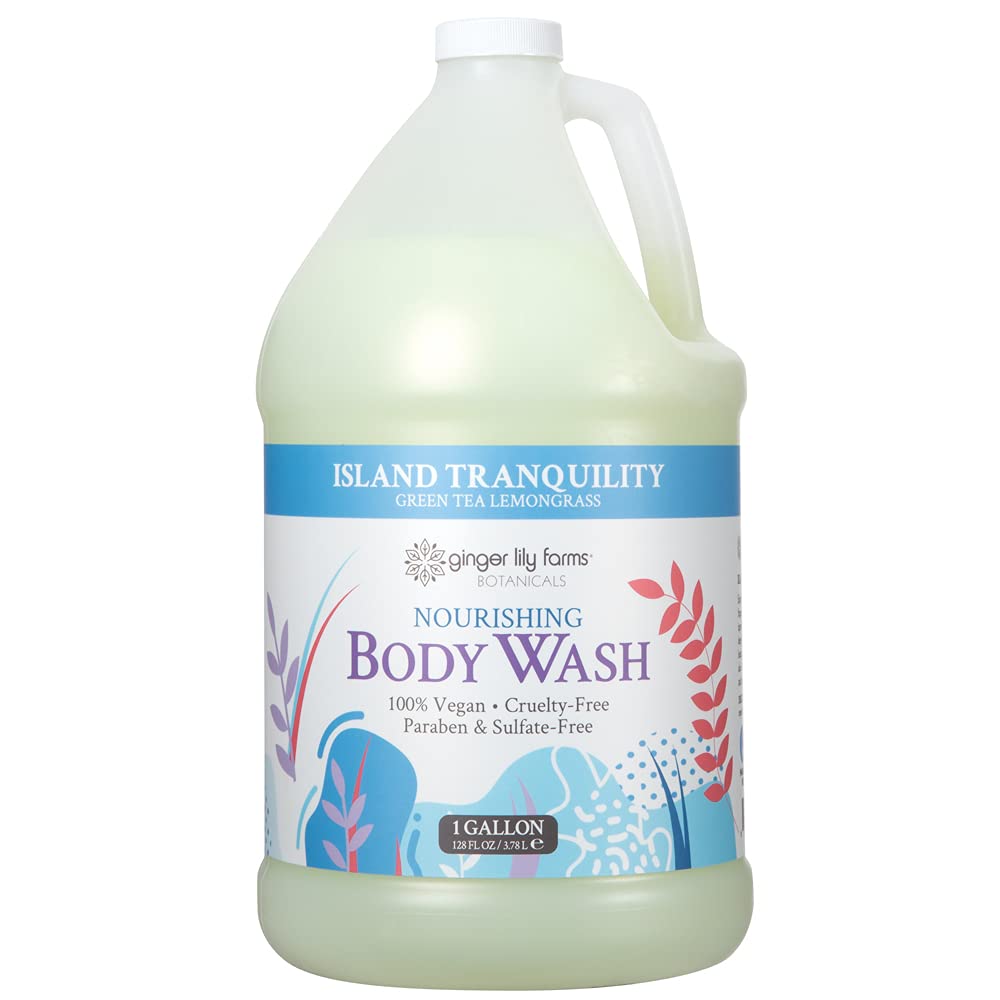Gel De Baño Ginger Lily Farms Nutritive, 1 Galón (1280 Ml) - Venta Internacional.