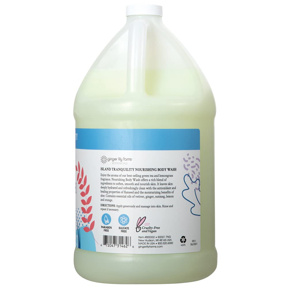 Foto 3 pulgar | Gel De Baño Ginger Lily Farms Nutritive, 1 Galón (1280 Ml) - Venta Internacional.