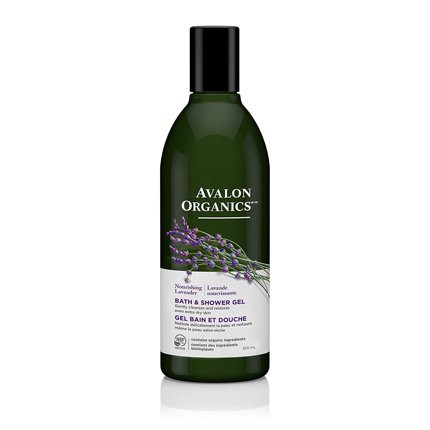 Foto 2 pulgar | Gel De Baño Y Ducha Avalon Organics Nourishing Lavender 355 Ml - Venta Internacional.