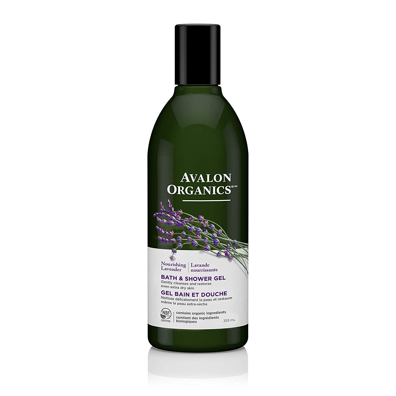 Gel De Baño Y Ducha Avalon Organics Nourishing Lavender 355 Ml - Venta Internacional.