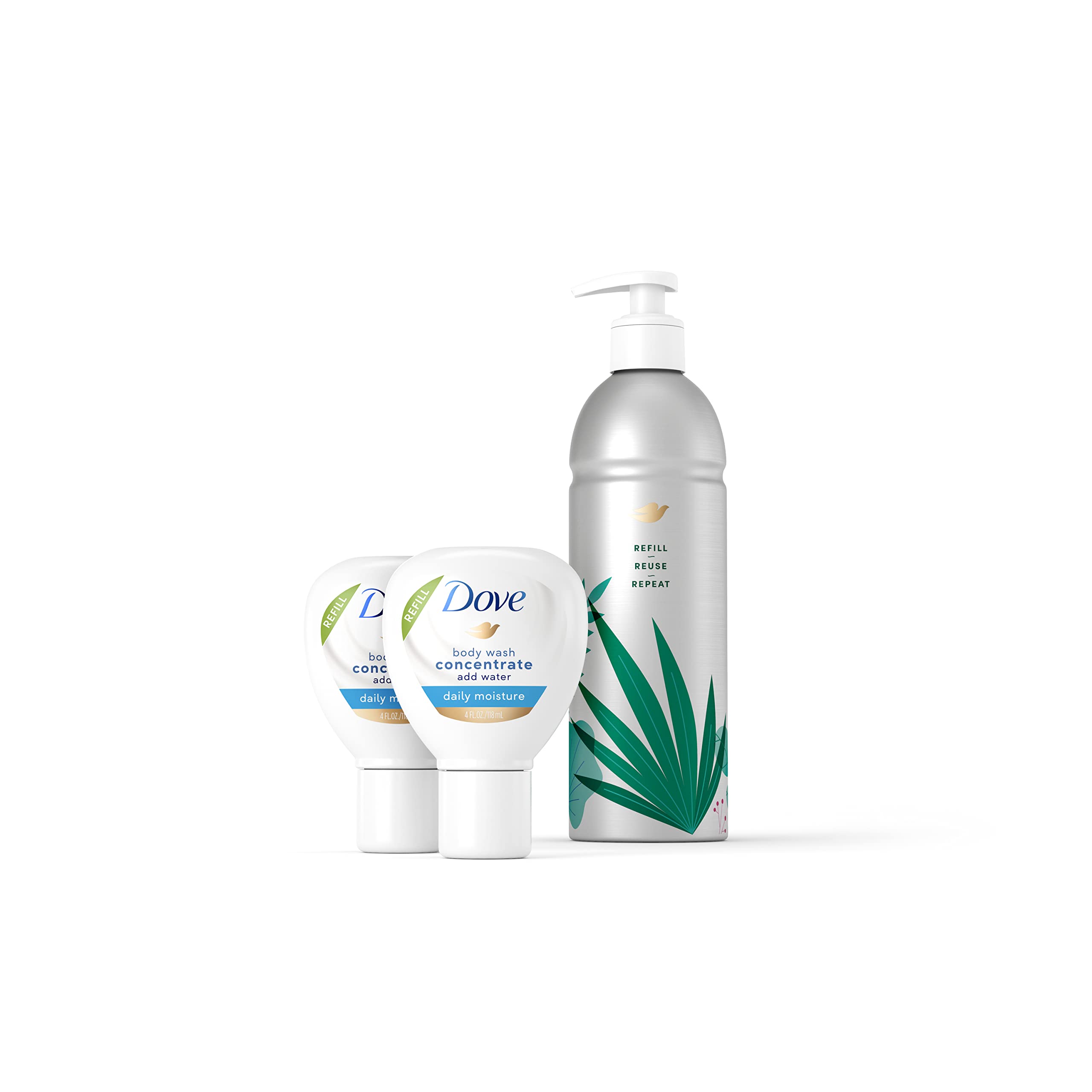 Foto 2 pulgar | Recambios De Concentrado Dove Para Gel De Baño, 2 Unidades, Con Botella Reutilizable - Venta Internacional.