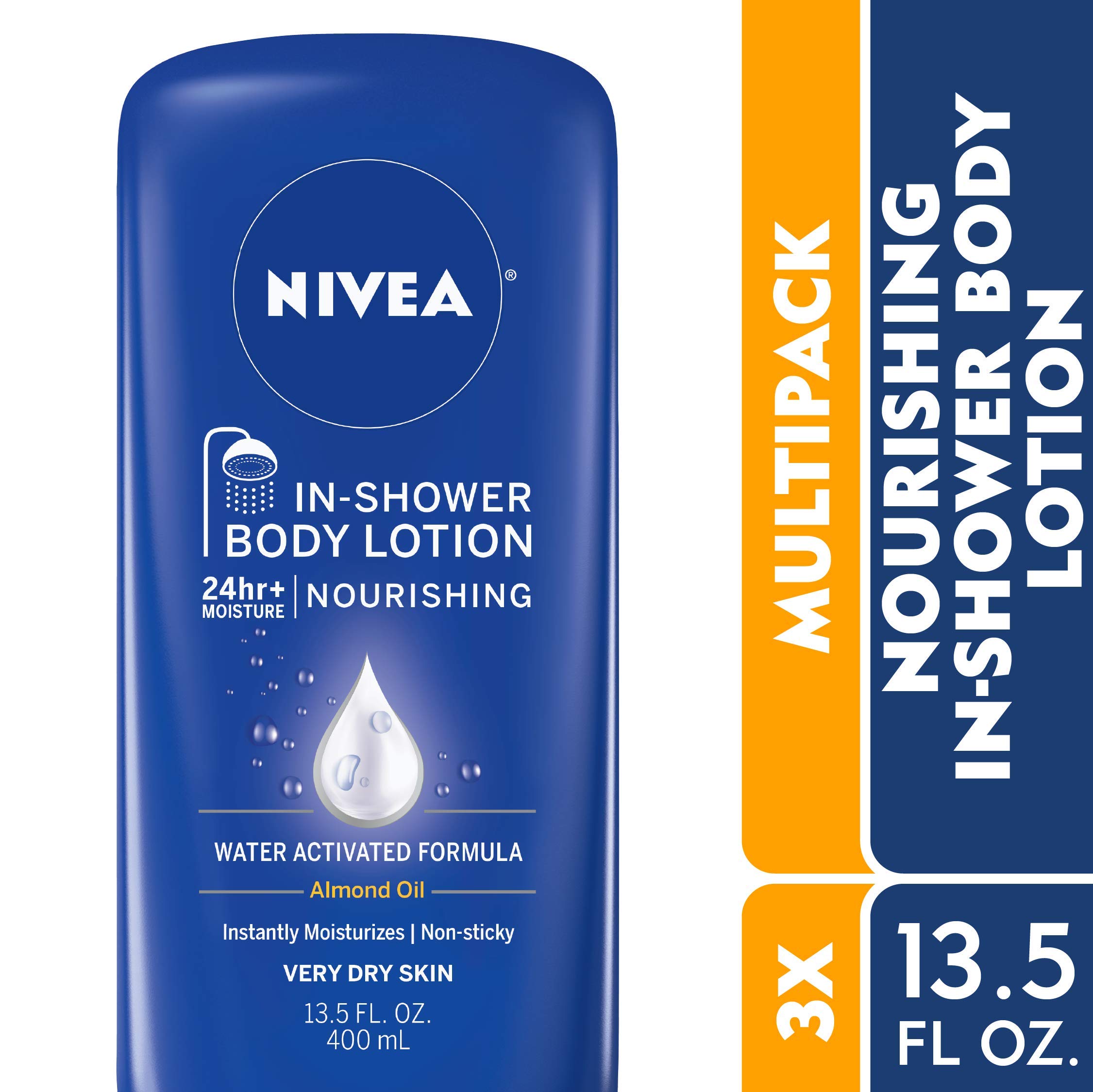 Foto 3 pulgar | Loción Corporal Nivea Para Piel Seca Nutritiva Para La Ducha, 400 Ml X 3 - Venta Internacional.