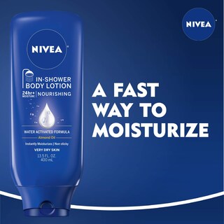 Foto 4 | Loción Corporal Nivea Para Piel Seca Nutritiva Para La Ducha, 400 Ml X 3 - Venta Internacional.