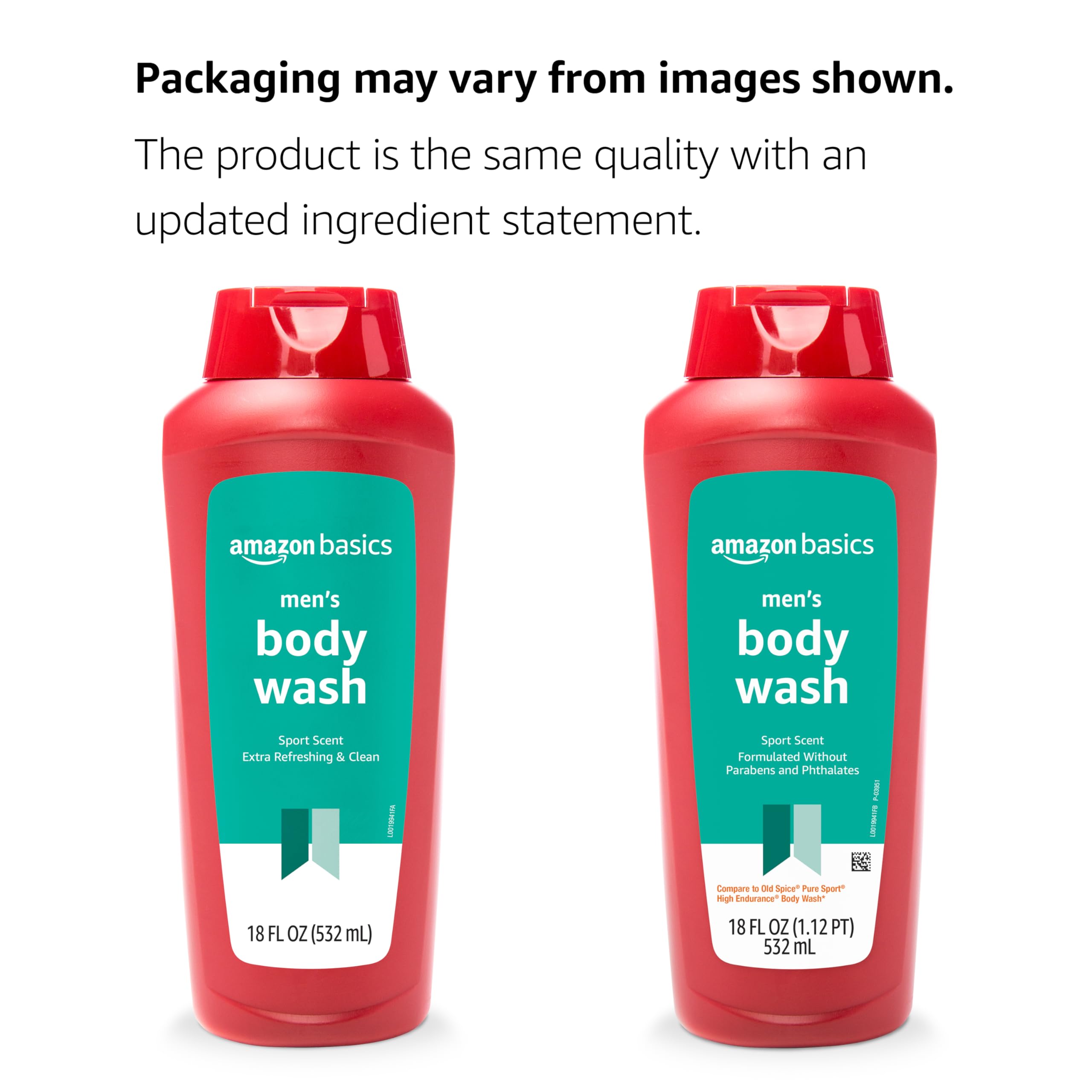 Foto 4 pulgar | Gel De Baño Amazon Basics Men Sport Scent 540 Ml, Paquete De 6 - Venta Internacional.