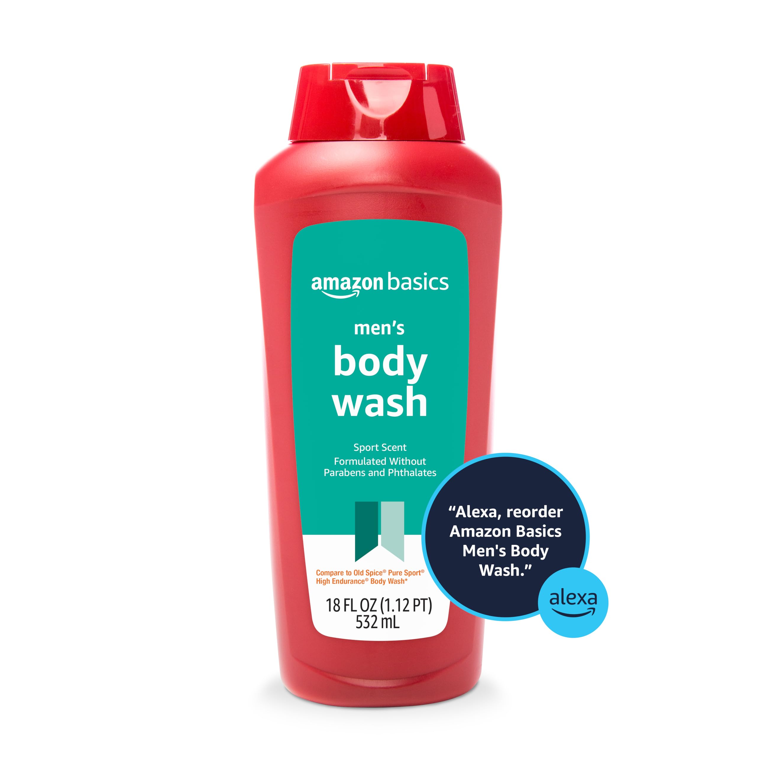 Foto 6 pulgar | Gel De Baño Amazon Basics Men Sport Scent 540 Ml, Paquete De 6 - Venta Internacional.